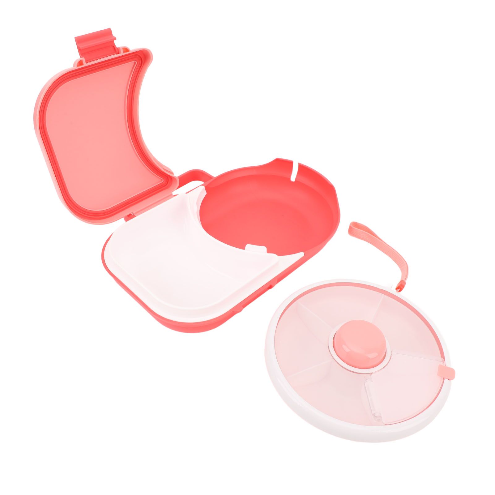 Snack Rotating Container with Lid Sealed Plastic Rotating Snack Storage Box view 11