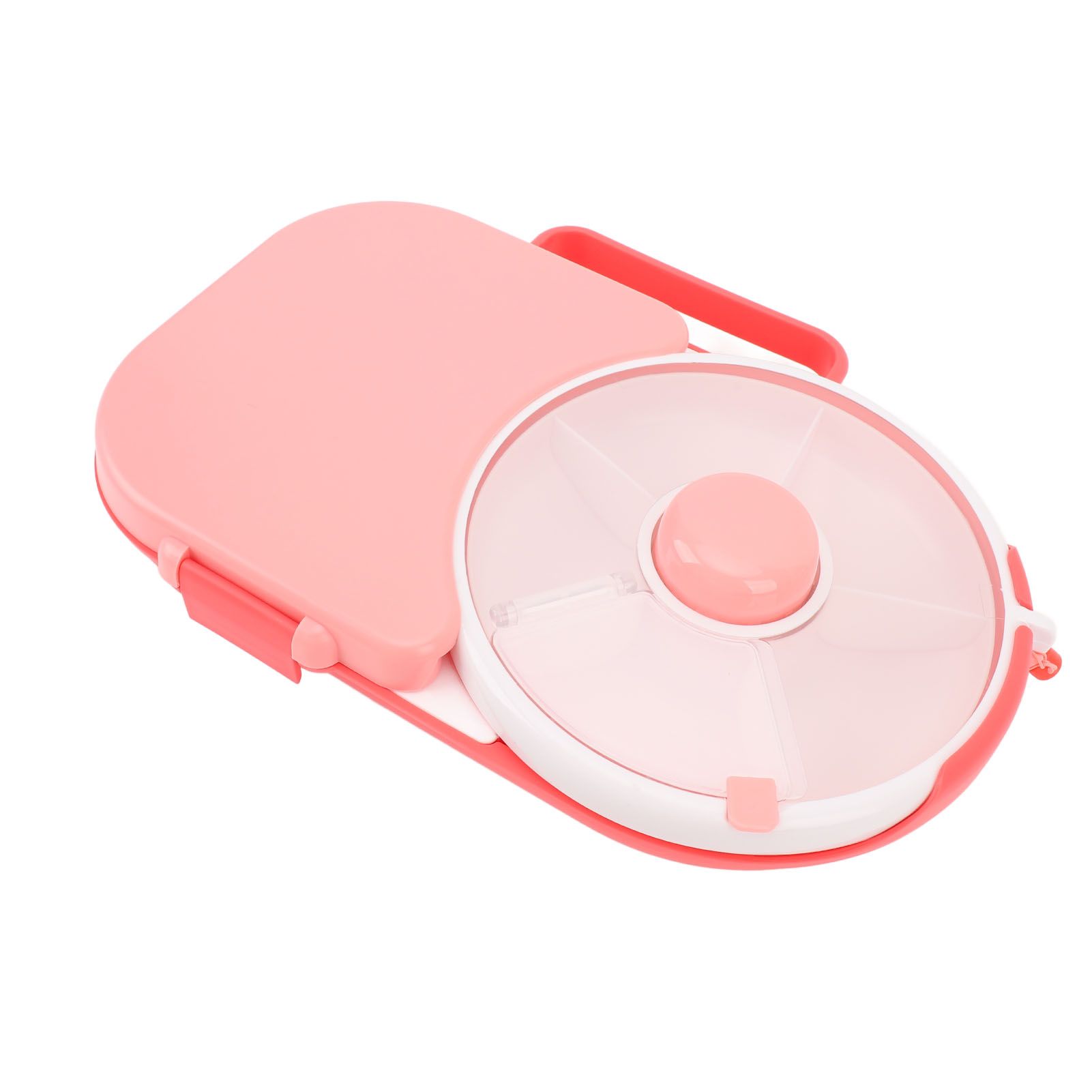 Snack Rotating Container with Lid Sealed Plastic Rotating Snack Storage Box view 12