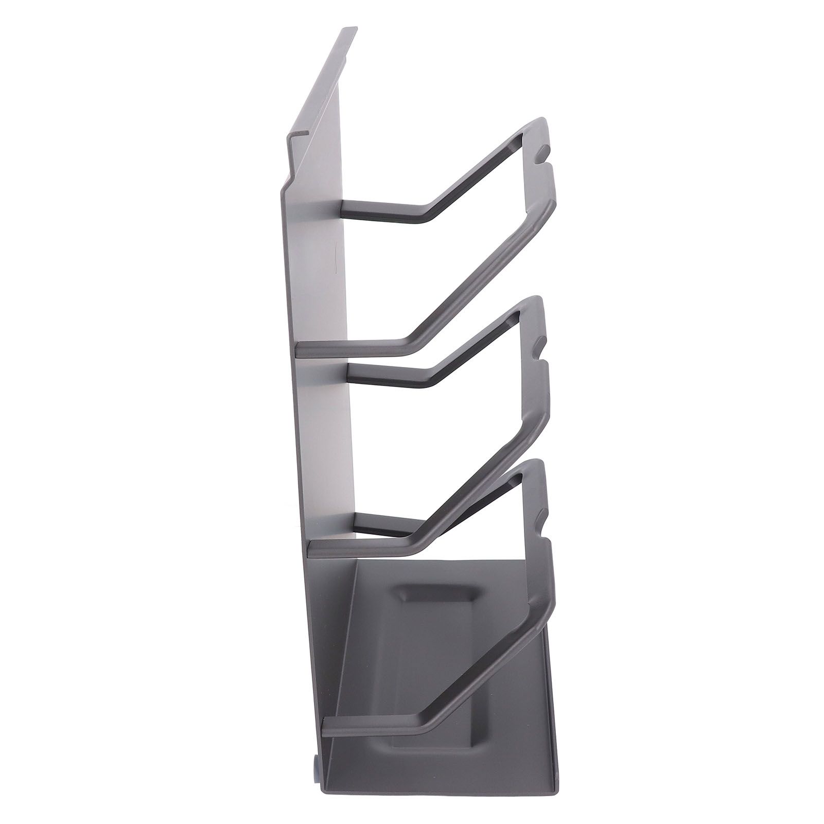 Hanging Pot Lid Rack Aluminum Alloy Secure Structure Space Saving Versatile view 2