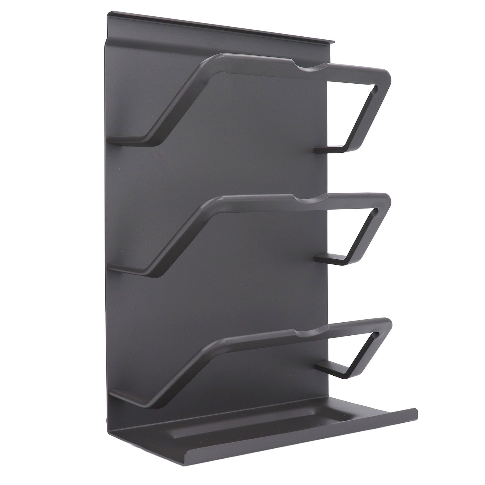 Hanging Pot Lid Rack Aluminum Alloy Secure Structure Space Saving Versatile view 4