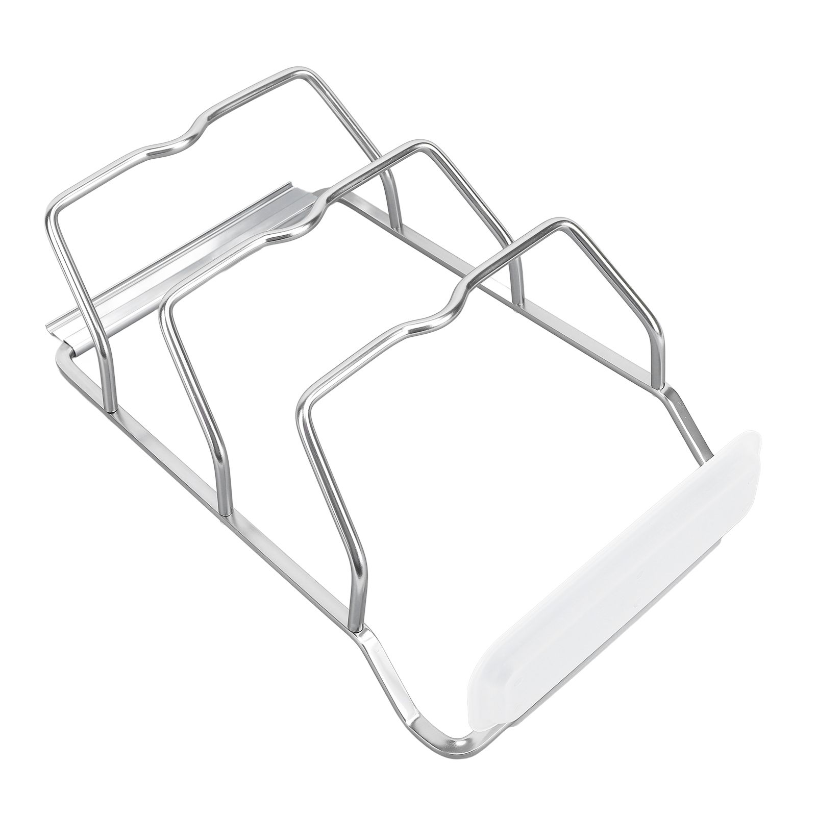 Housewares Hanging Pan Lid Rack 3 Tier Aluminum Alloy Cabinet Pot Lid Holders view 9