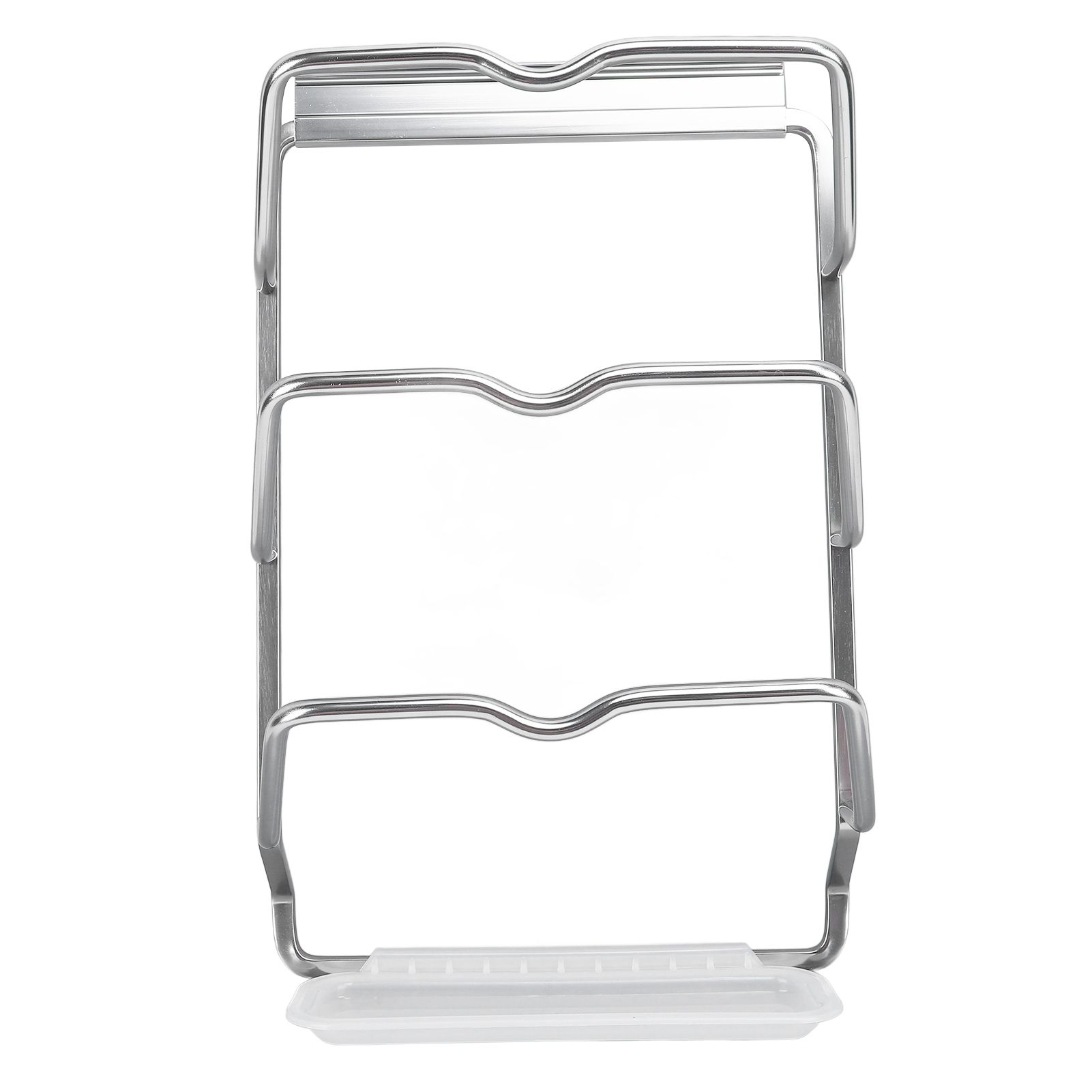 Housewares Hanging Pan Lid Rack 3 Tier Aluminum Alloy Cabinet Pot Lid Holders view 11