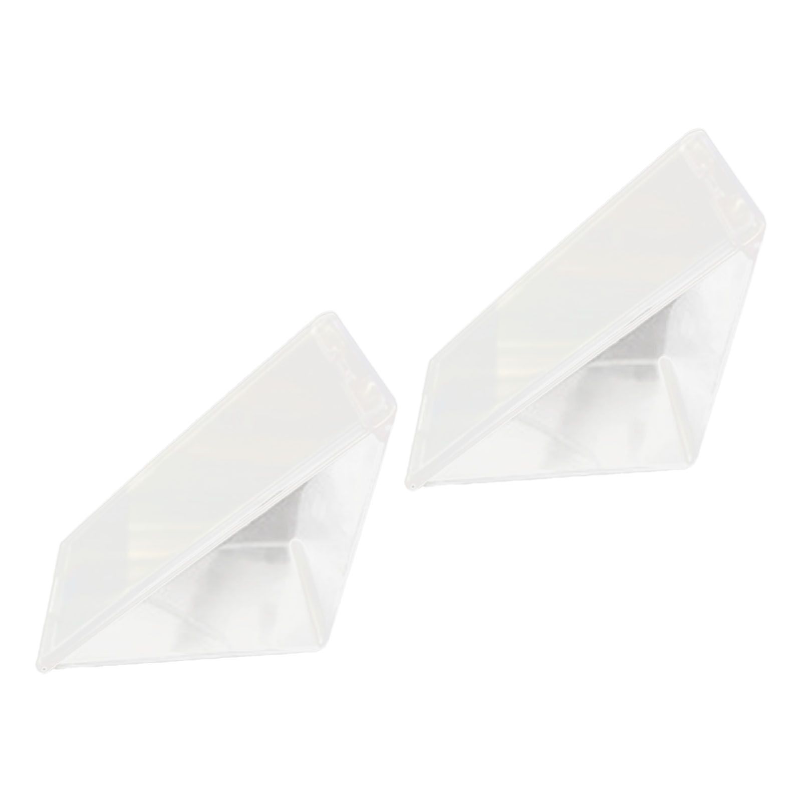 2PCS Triangle Sandwich Container Transparent Washable Multifunctional Sandwich view 6