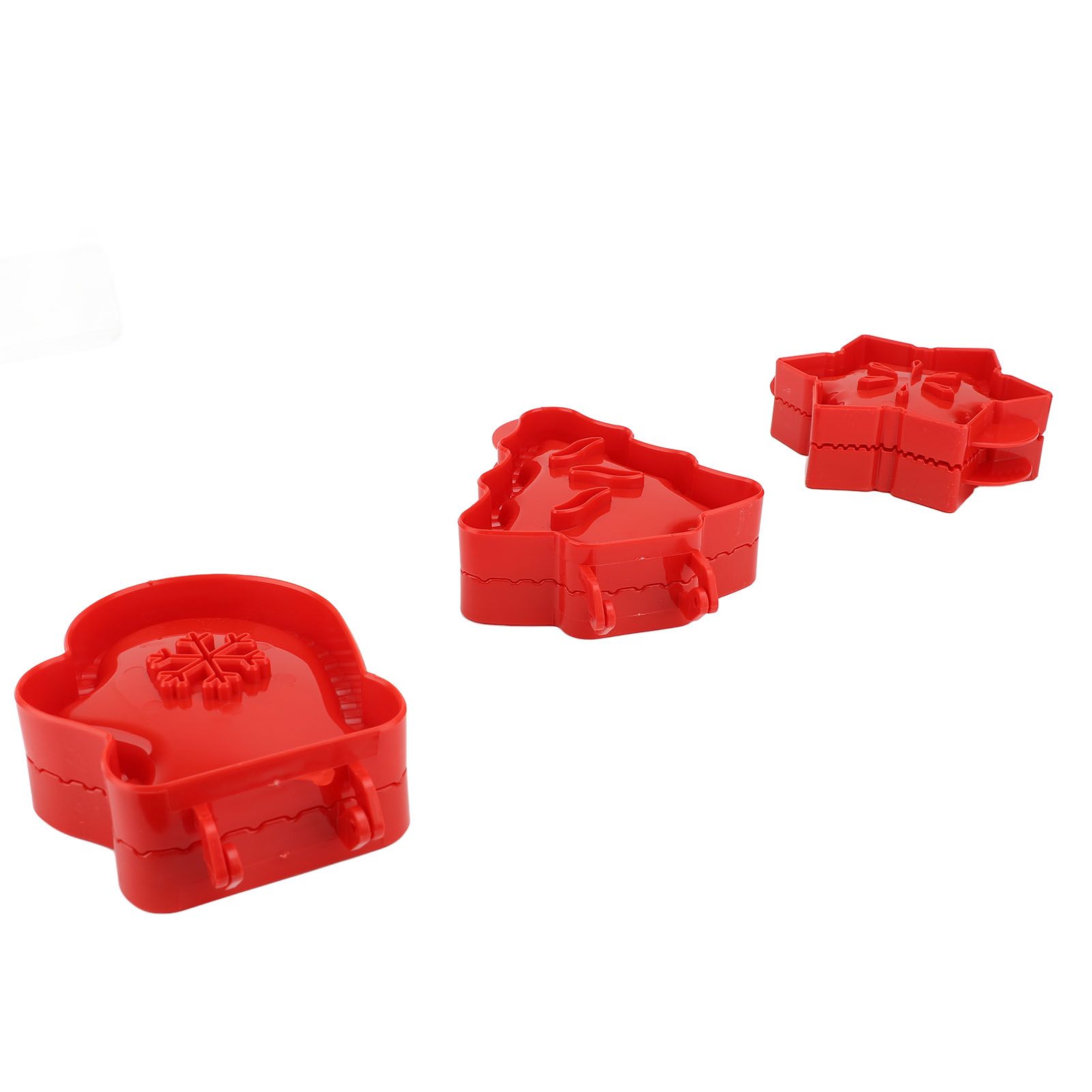 3pcs Pocket Pie Snowflake Mitt Xmas Tree Shape Press Dough Presser Pocket Pie view 9