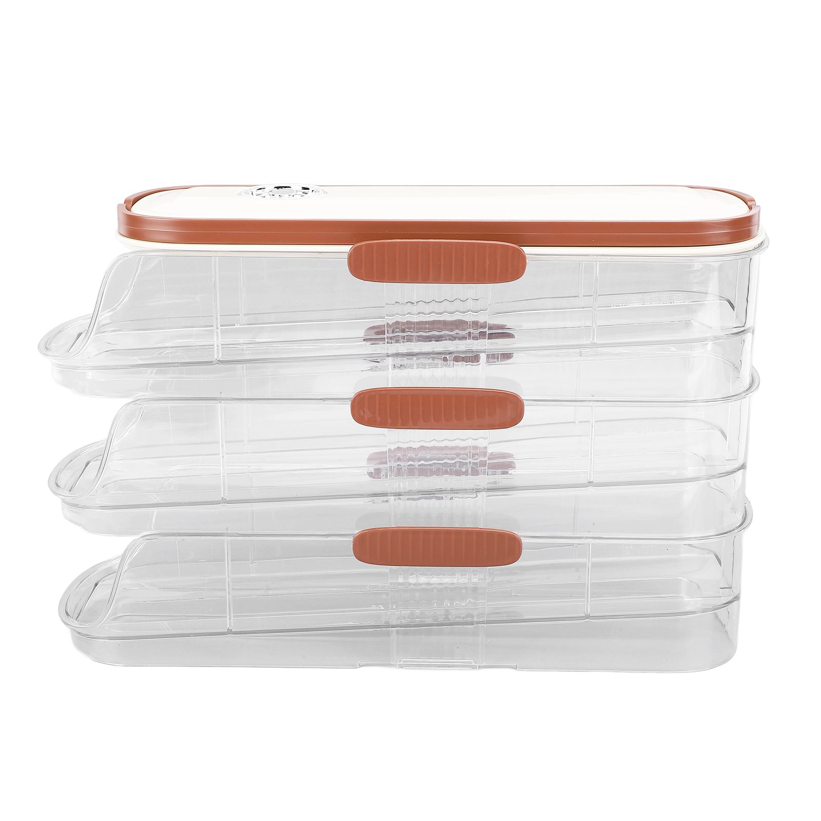 3 Layer Automatic Rolling Egg Storage Box Egg Organizer Egg Storage Container view 8