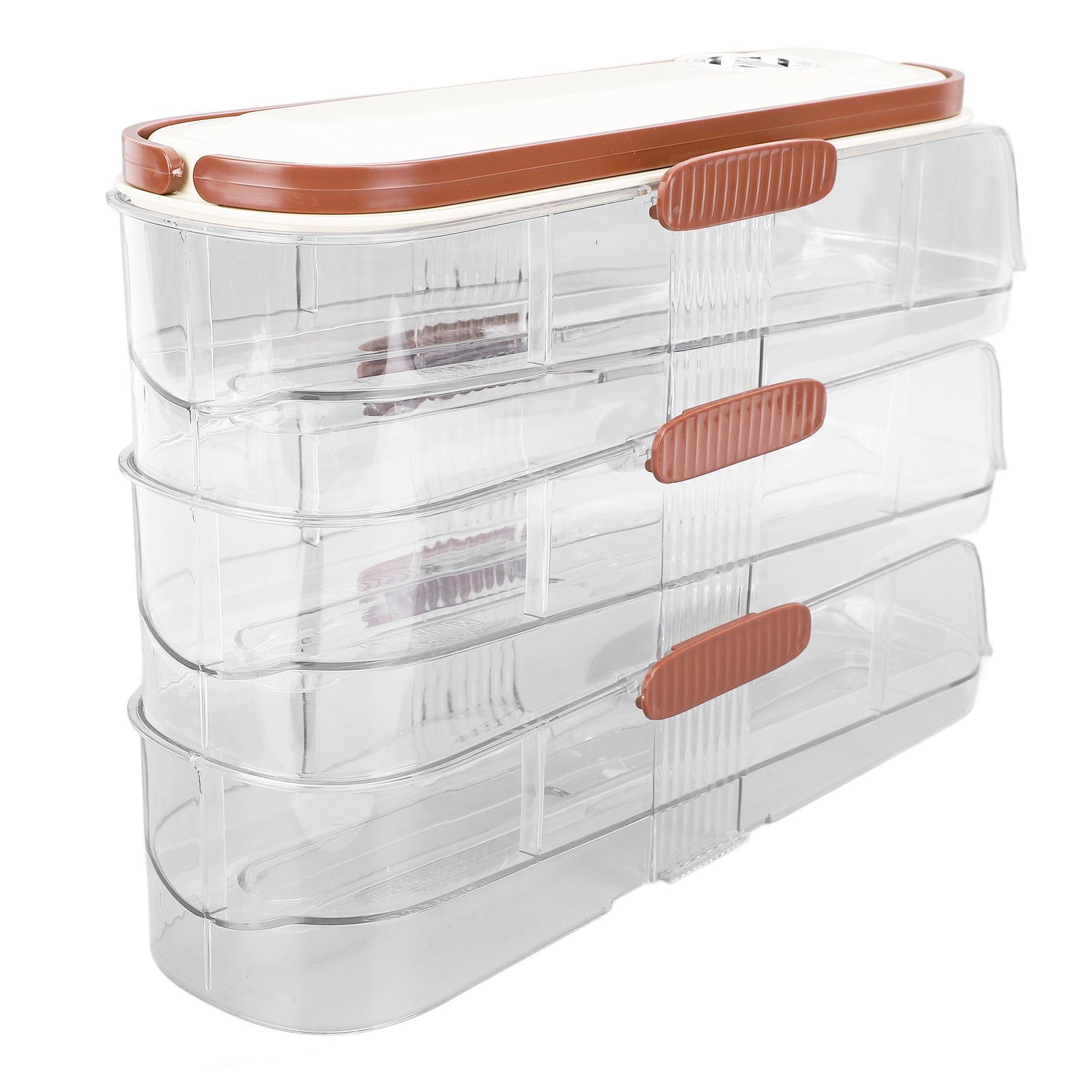 3 Layer Automatic Rolling Egg Storage Box Egg Organizer Egg Storage Container view 10