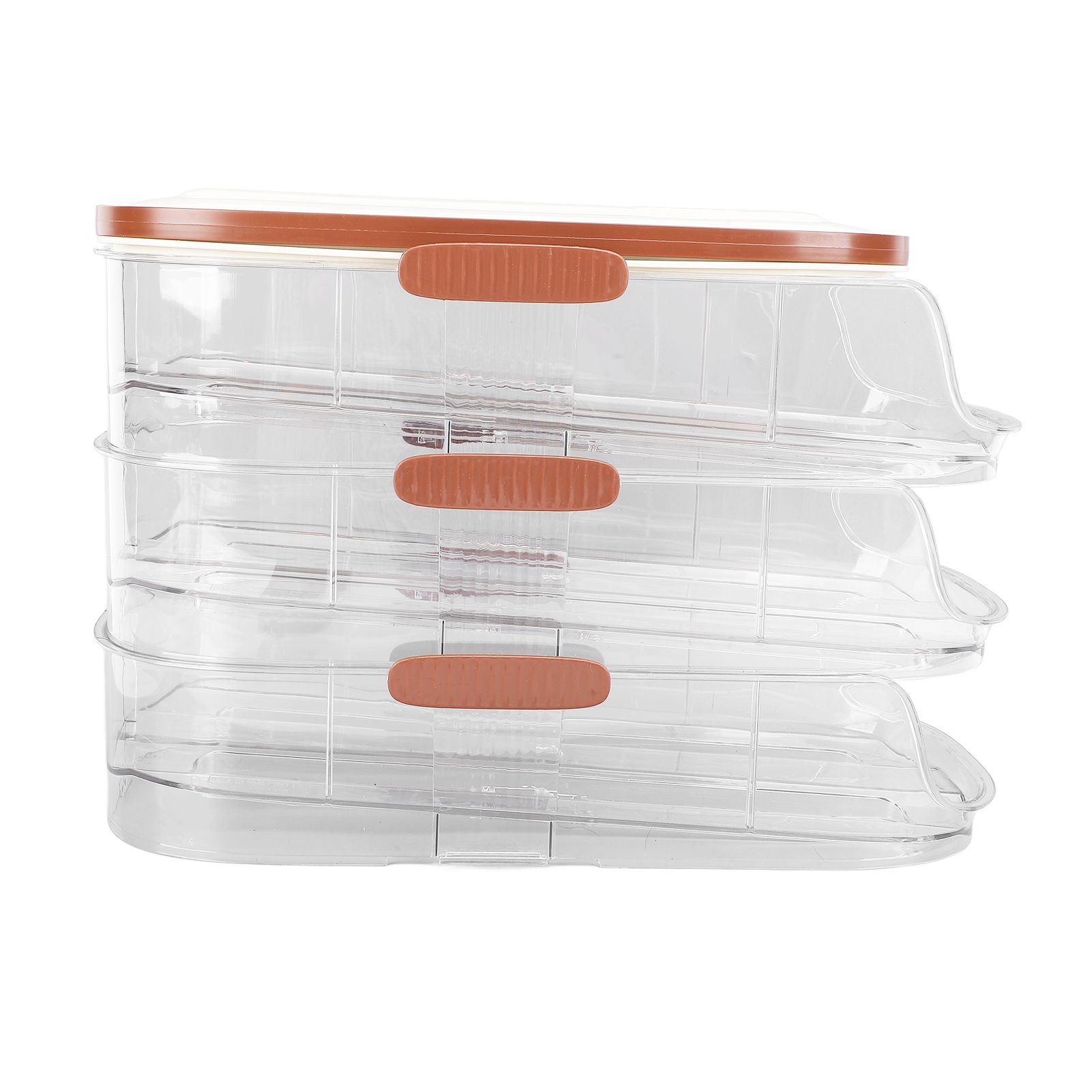 3 Layer Automatic Rolling Egg Storage Box Egg Organizer Egg Storage Container view 3