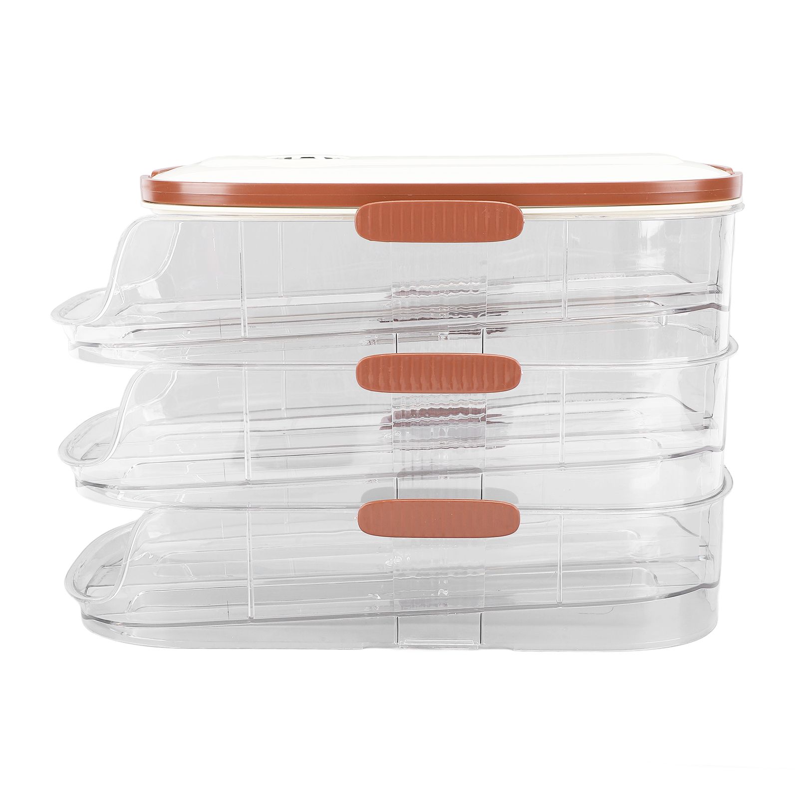 3 Layer Automatic Rolling Egg Storage Box Egg Organizer Egg Storage Container view 4