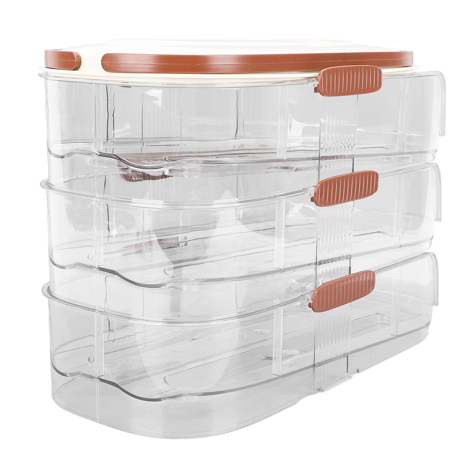 3 Layer Automatic Rolling Egg Storage Box Egg Organizer Egg Storage Container view 10