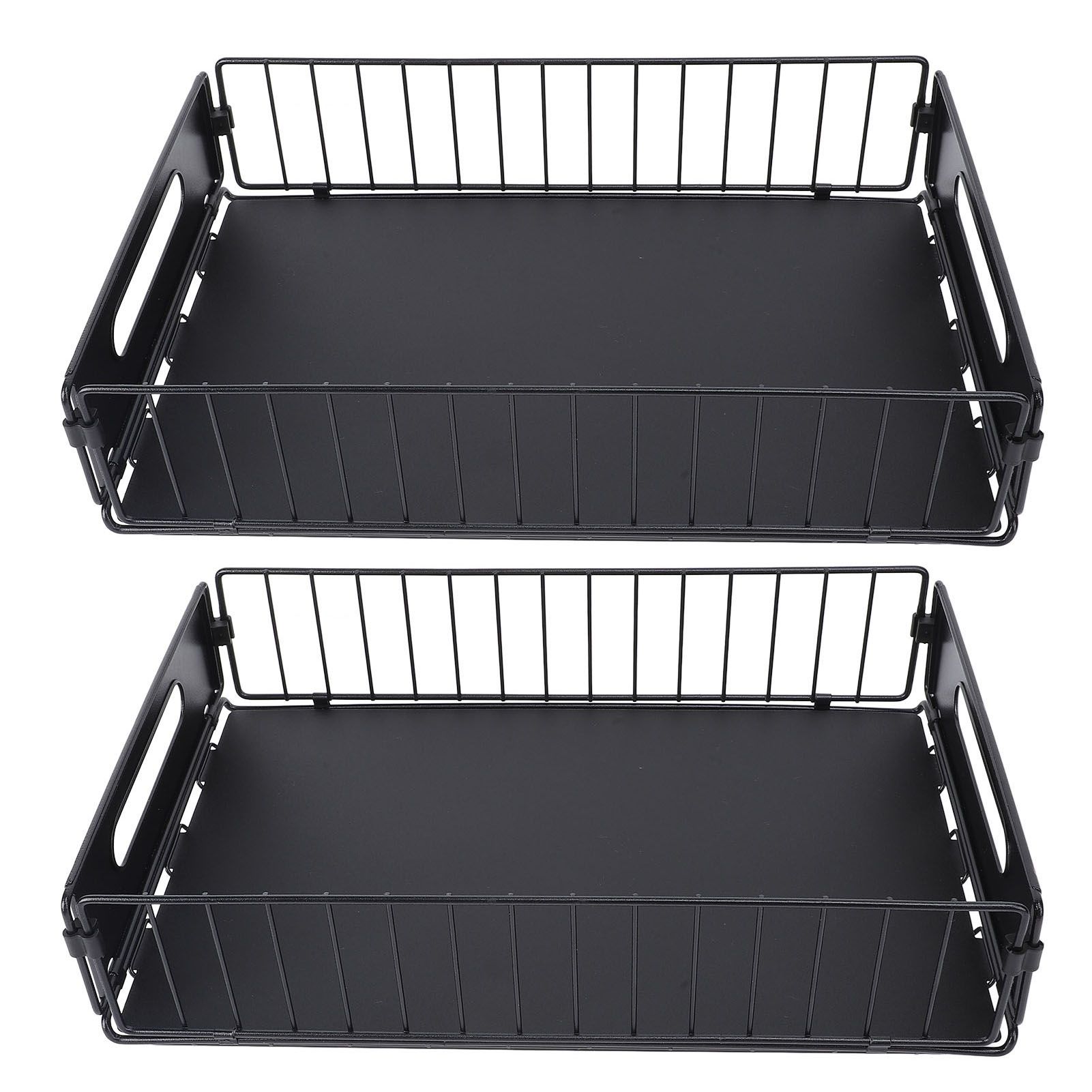2PCS Pull Out Cabinet Organizer Metal Flexible Multifunctional Pull Out Spice view 4