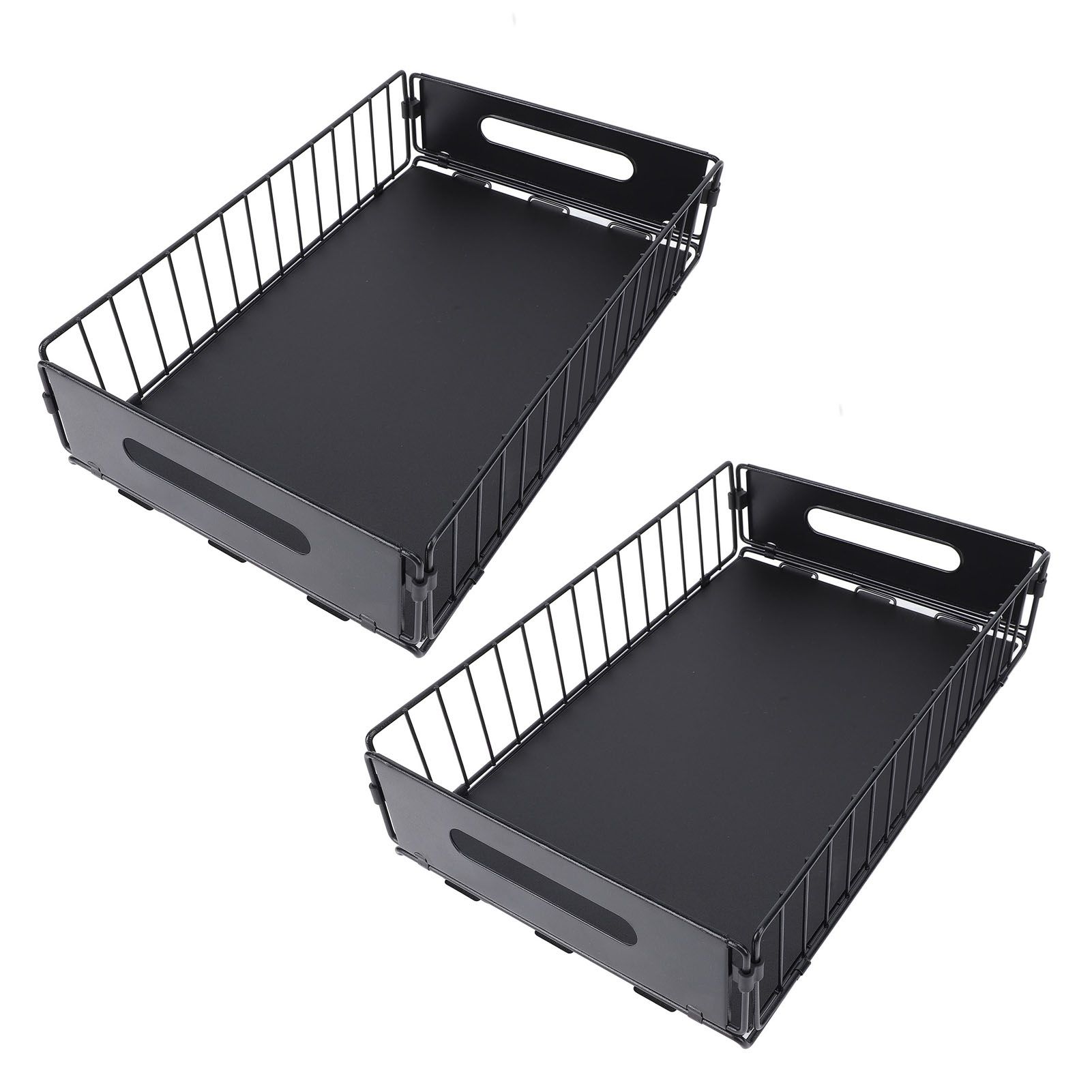 2PCS Pull Out Cabinet Organizer Metal Flexible Multifunctional Pull Out Spice view 6