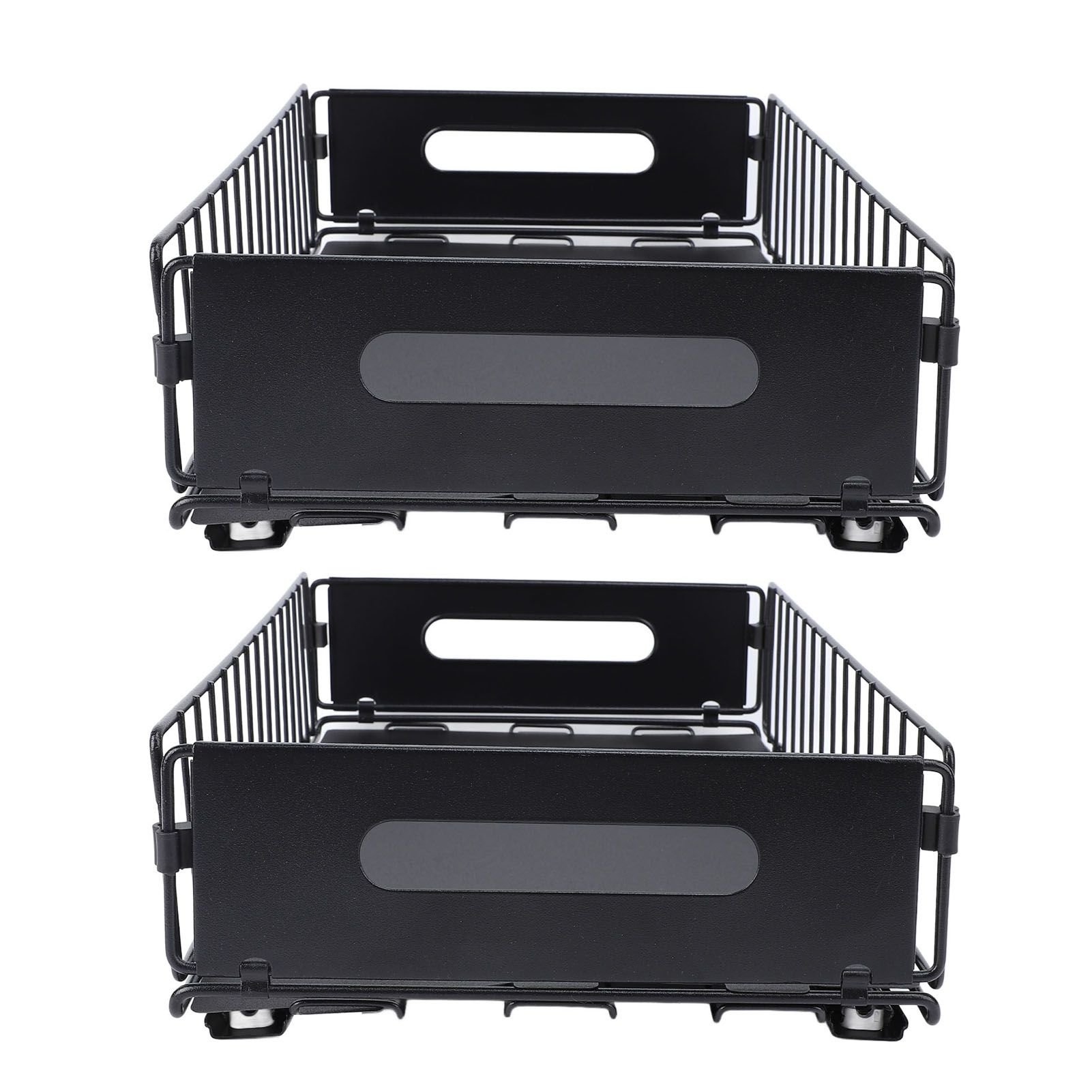 2PCS Pull Out Cabinet Organizer Metal Flexible Multifunctional Pull Out Spice view 11