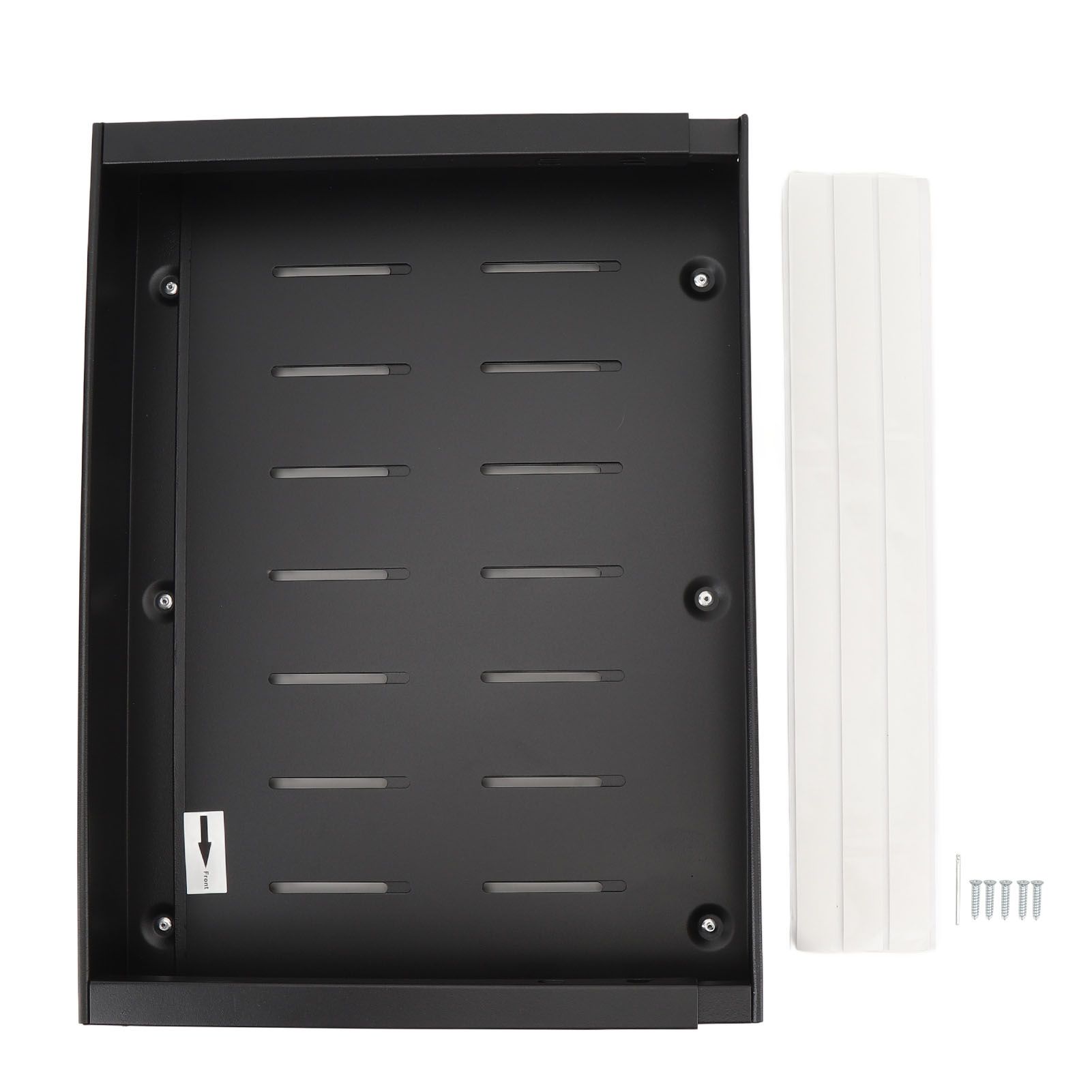 Expandable Pull Out Cabinet Organizer Adhesive Kitchen Carbon Steel Metal view 3