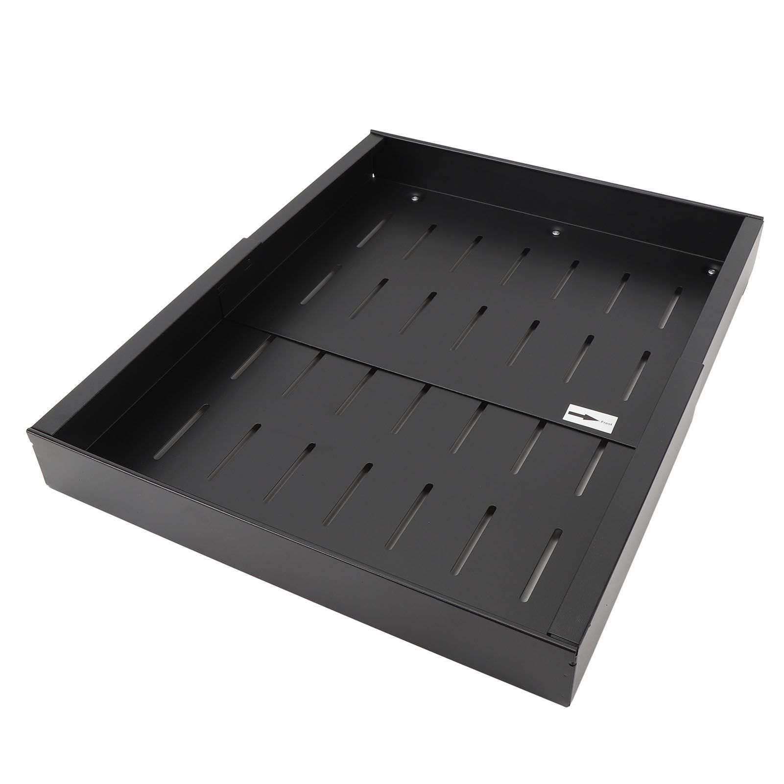 Expandable Pull Out Cabinet Organizer Adhesive Kitchen Carbon Steel Metal view 6