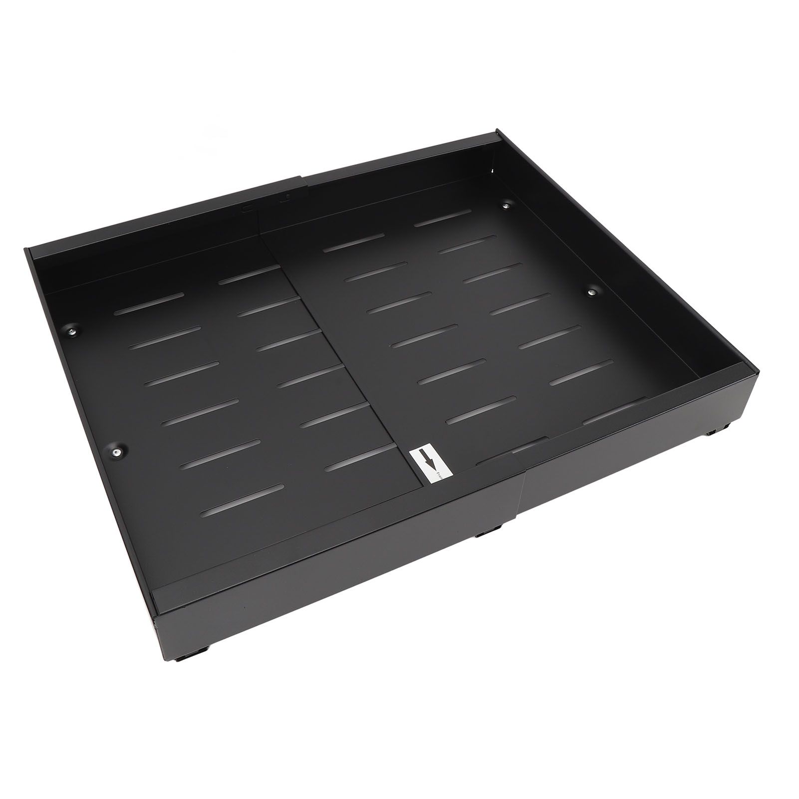 Expandable Pull Out Cabinet Organizer Adhesive Kitchen Carbon Steel Metal view 8