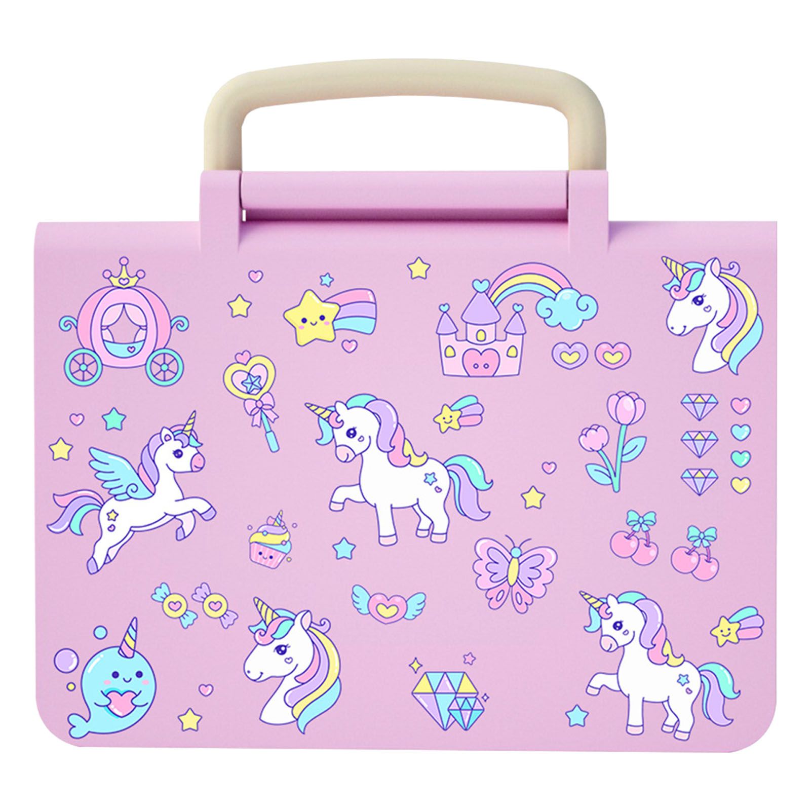 Kids Lunch Box 3 Compartments Large Capacity Cute Insulated Lunch Container view 3