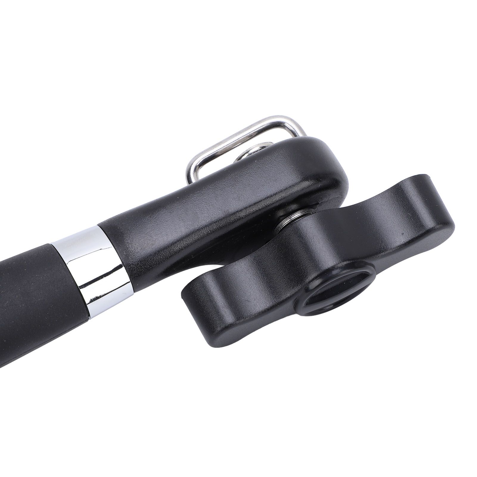 Manual Can Opener Ergonomic Non Slip Handle Slick Edges Stainless Steel Hand view 7