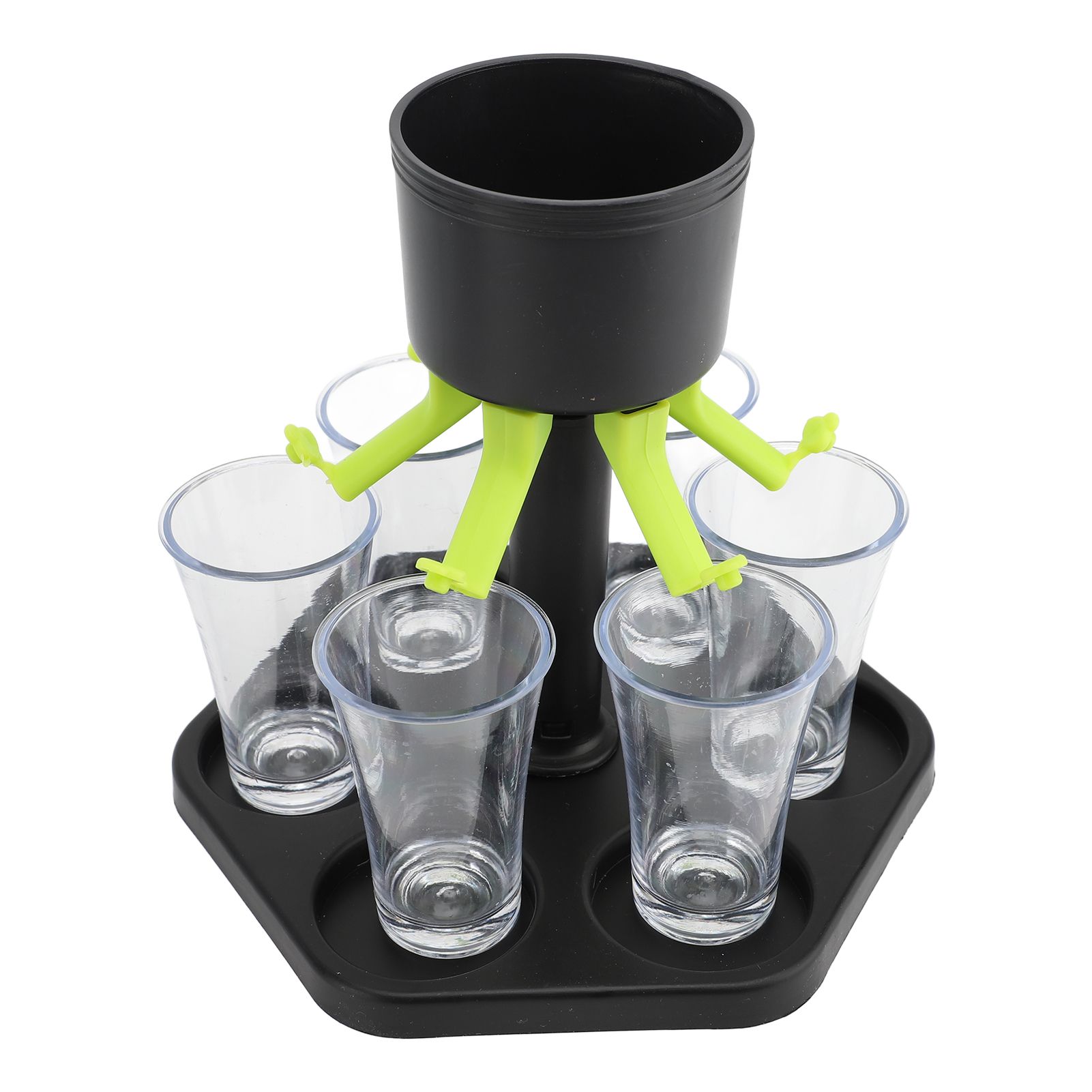 Party Drink Shot Dispenser Uniform Distribution 6 Shot Pourer with Plastic view 10