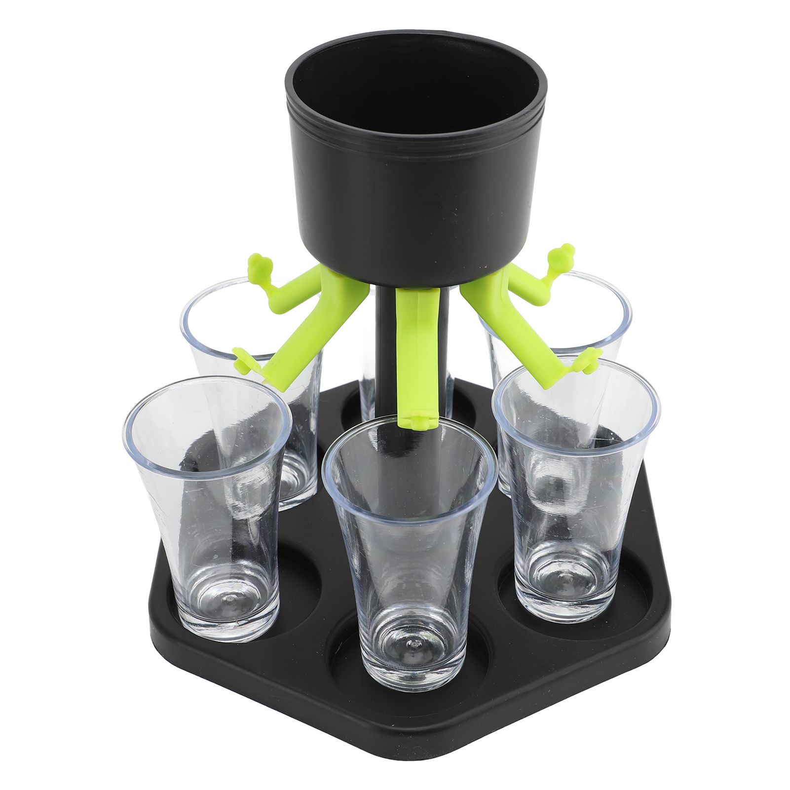 Party Drink Shot Dispenser Uniform Distribution 6 Shot Pourer with Plastic view 11