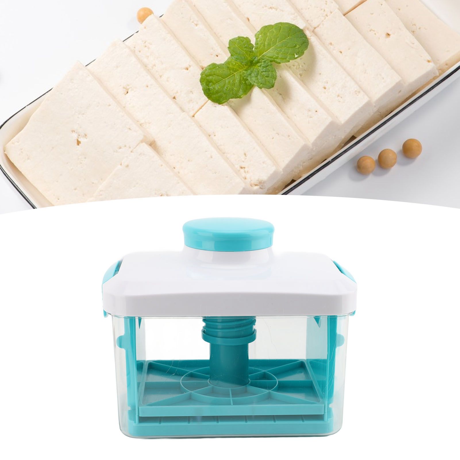 Tofu Press Efficient Use Plastic U Shaped Drip Tray Sealing Lid Tofu Presser view 12