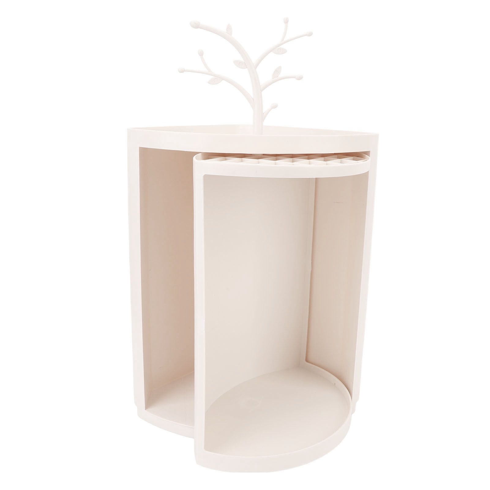 Countertop Corner Storage Cabinet PP 360° Rotating Dust Proof Corner Storage view 6