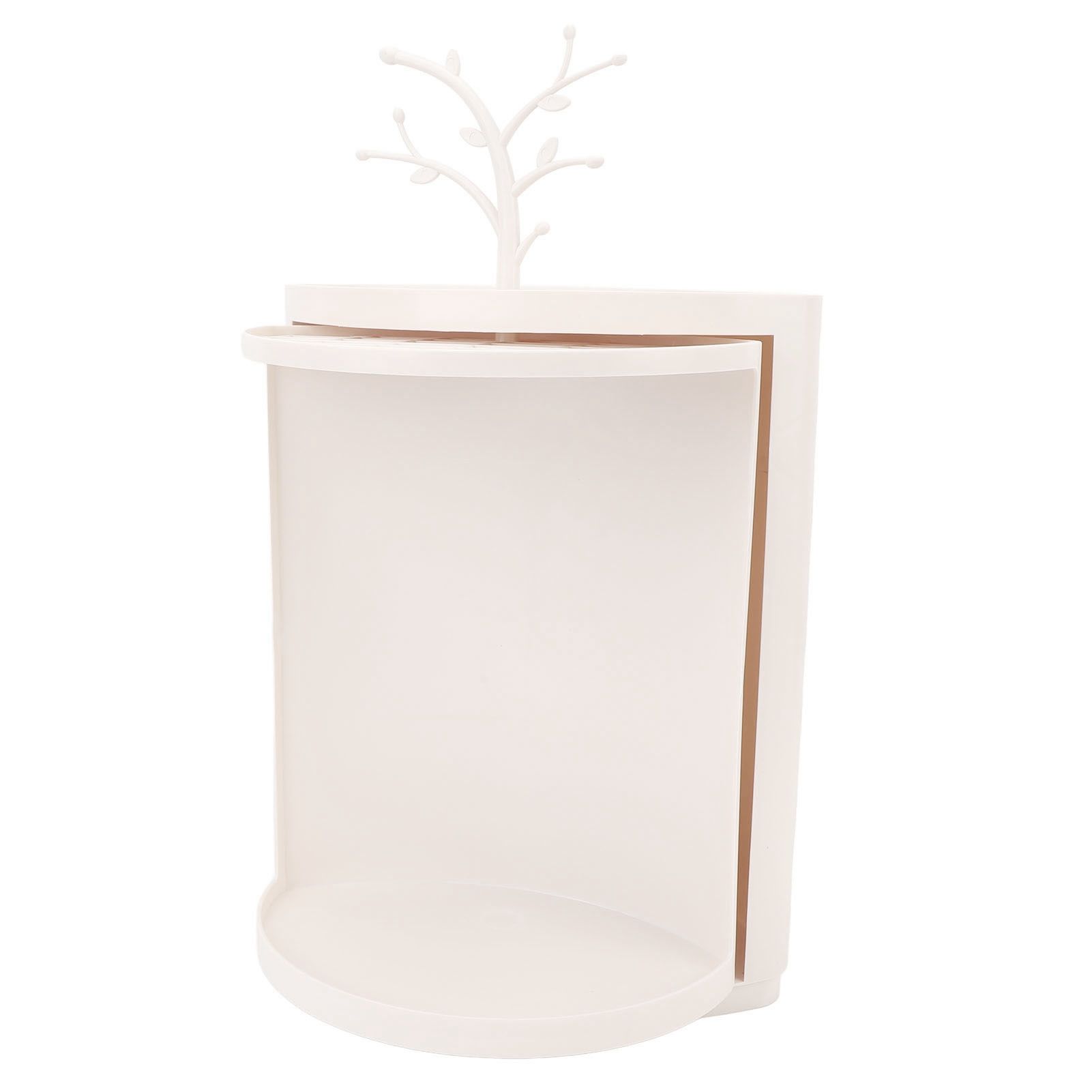Countertop Corner Storage Cabinet PP 360° Rotating Dust Proof Corner Storage view 10