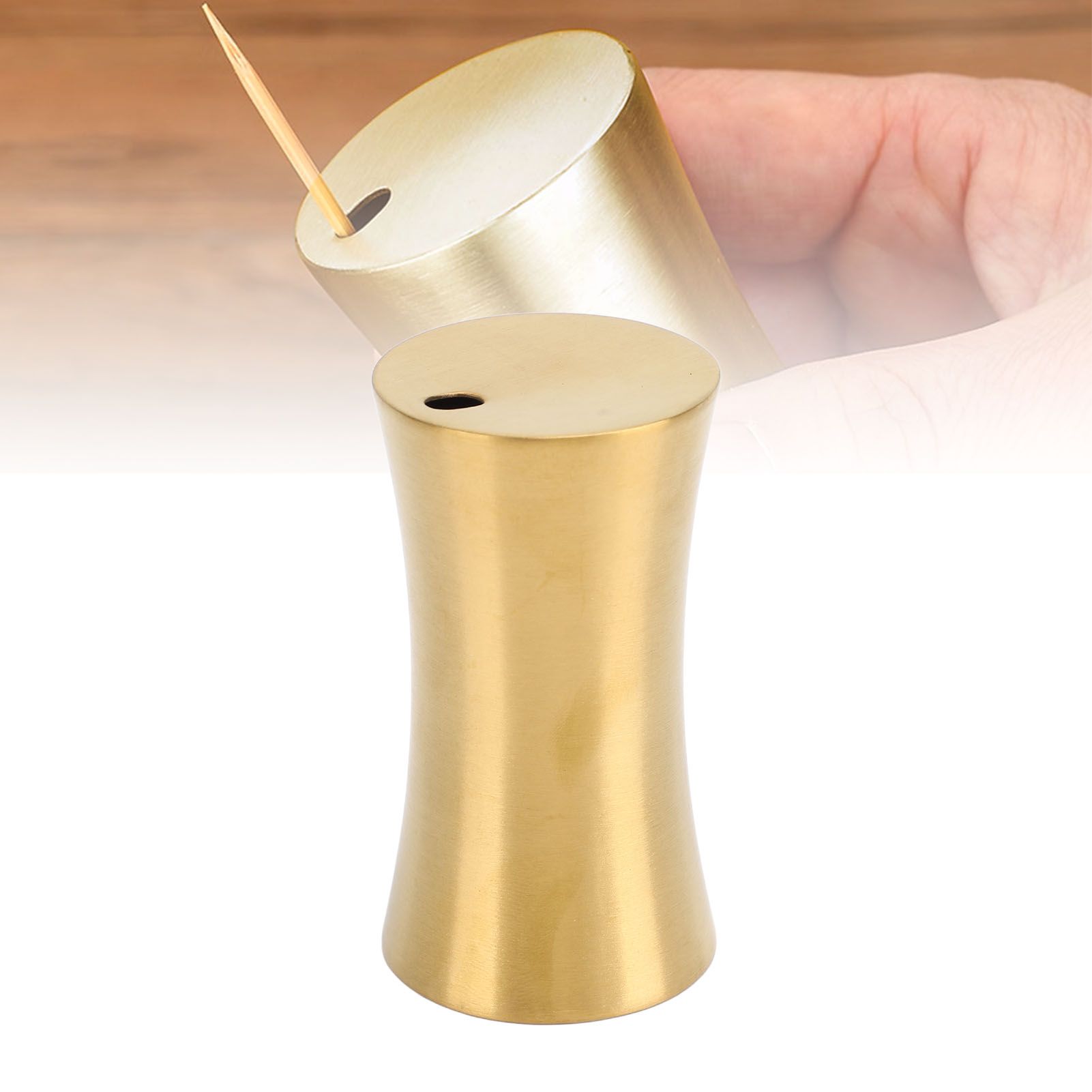 Stainless Steel Toothpick Holder Portable Mini Dispenser for Hotel Dining Room view 11