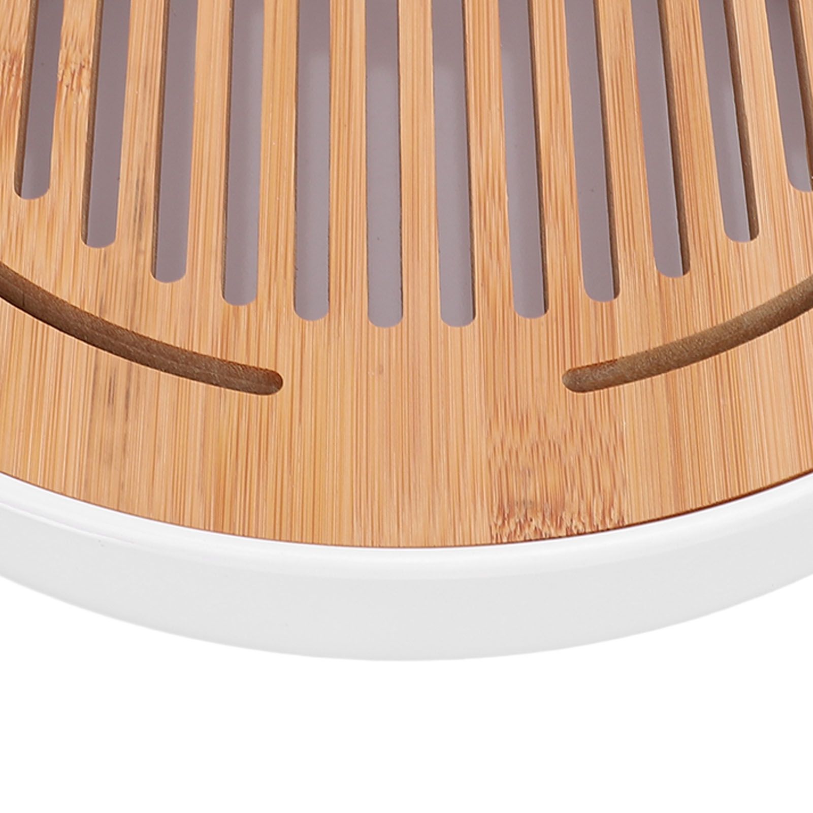 Tea Tray 10 Inch Round Shape Modern Stylish Chinese Kung Fu Tea Serving Tray view 5