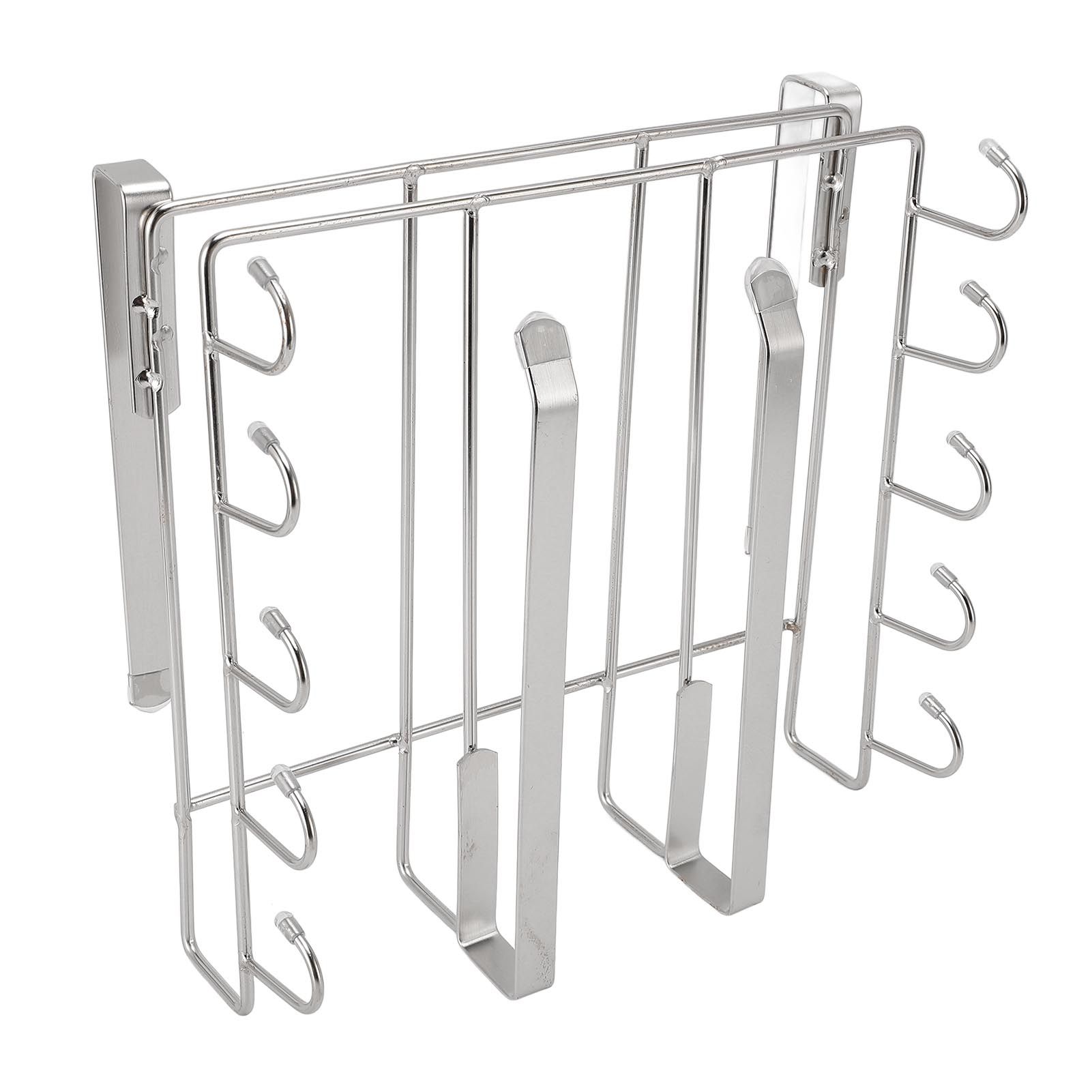 Under Cabinet Hanging Shelf Stainless Steel Under Shelf Storage Rack with view 8