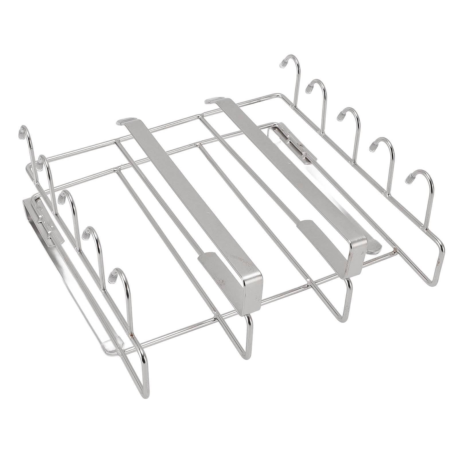 Under Cabinet Hanging Shelf Stainless Steel Under Shelf Storage Rack with view 11
