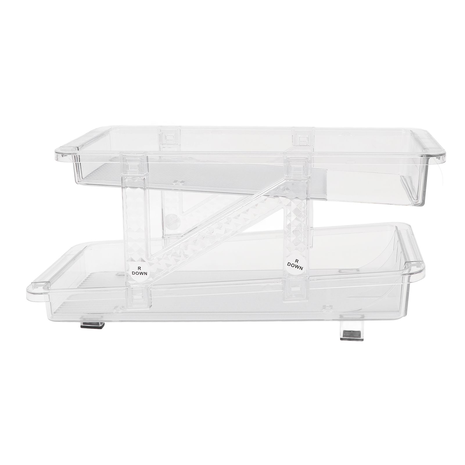 Rolling Soda Can Organizer 2 Layer Expandable Automatic Rolling Beverage view 3