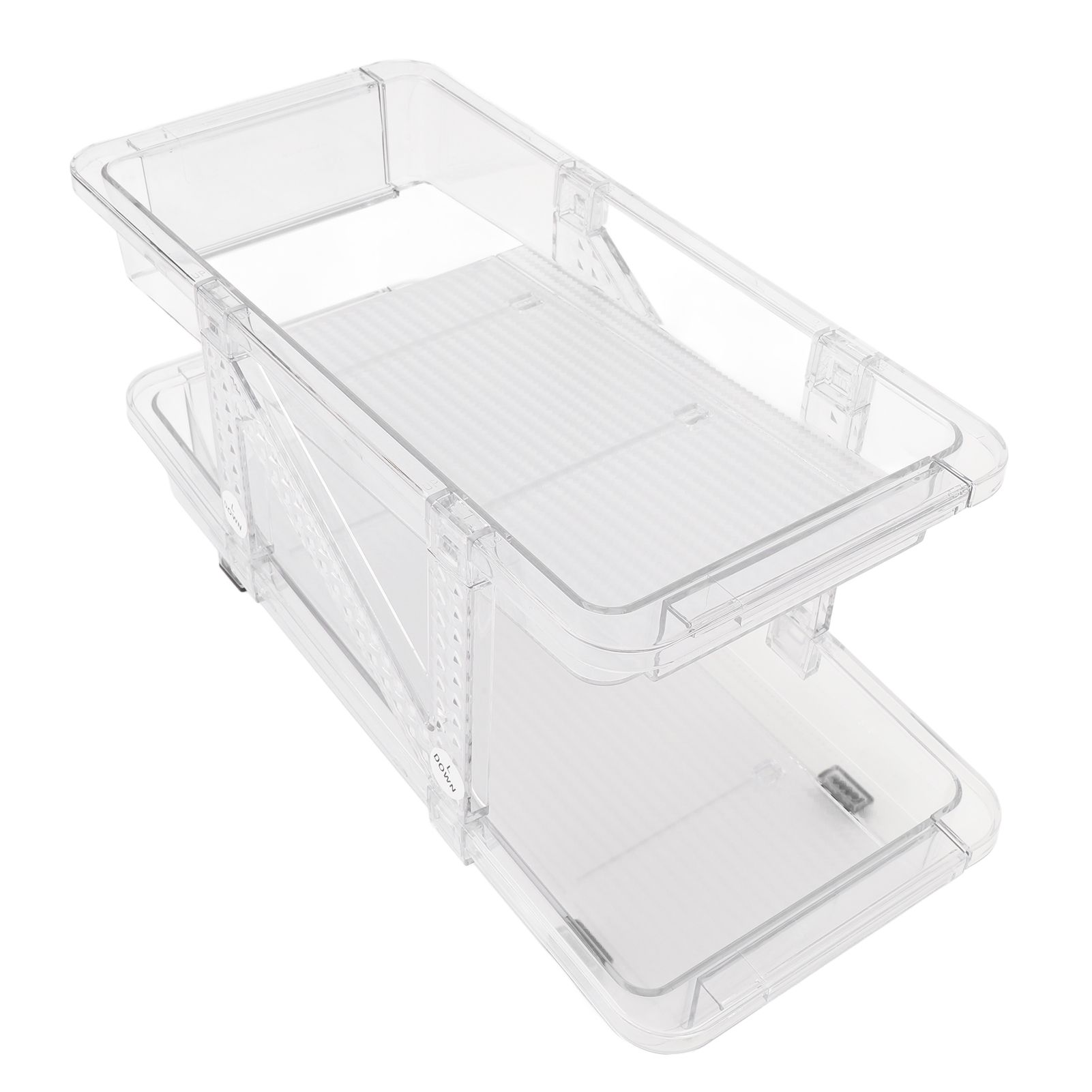 Rolling Soda Can Organizer 2 Layer Expandable Automatic Rolling Beverage view 11