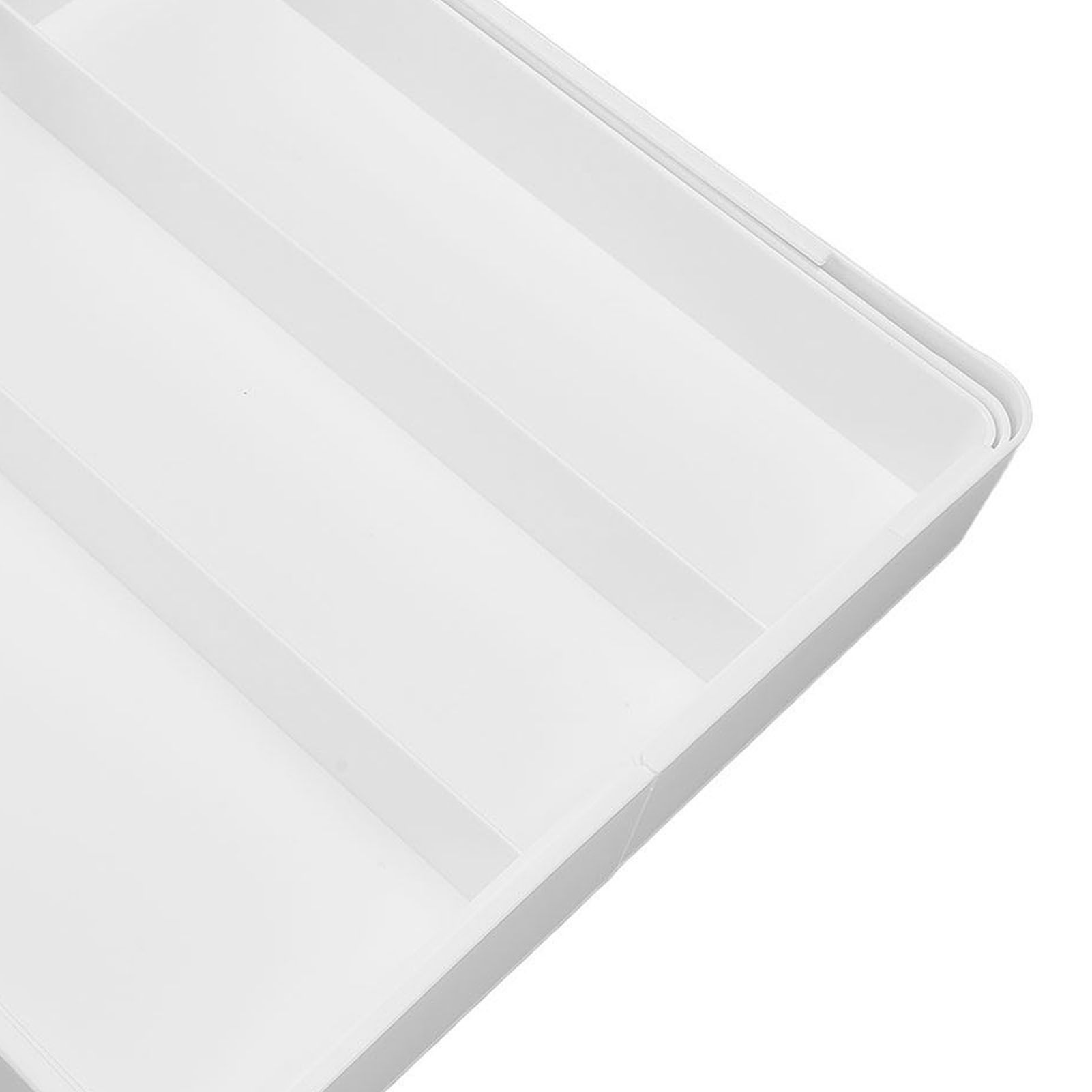 Kitchen Drawer Organizer ABS Plastic Simple Versatile Drawer Divider Tray for view 2