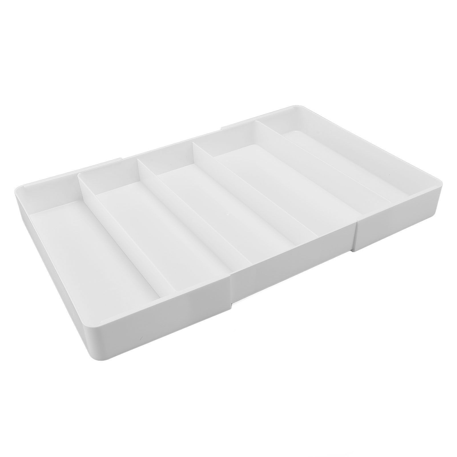 Kitchen Drawer Organizer ABS Plastic Simple Versatile Drawer Divider Tray for view 4