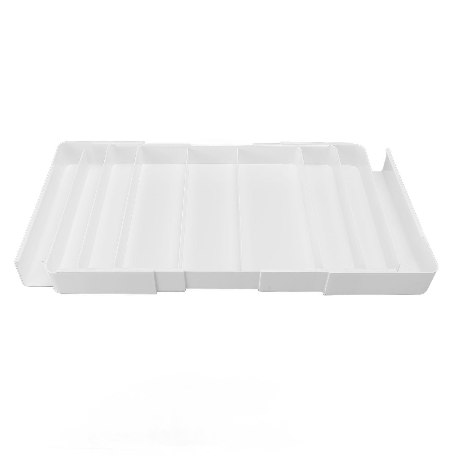 Kitchen Drawer Organizer ABS Plastic Simple Versatile Drawer Divider Tray for view 6