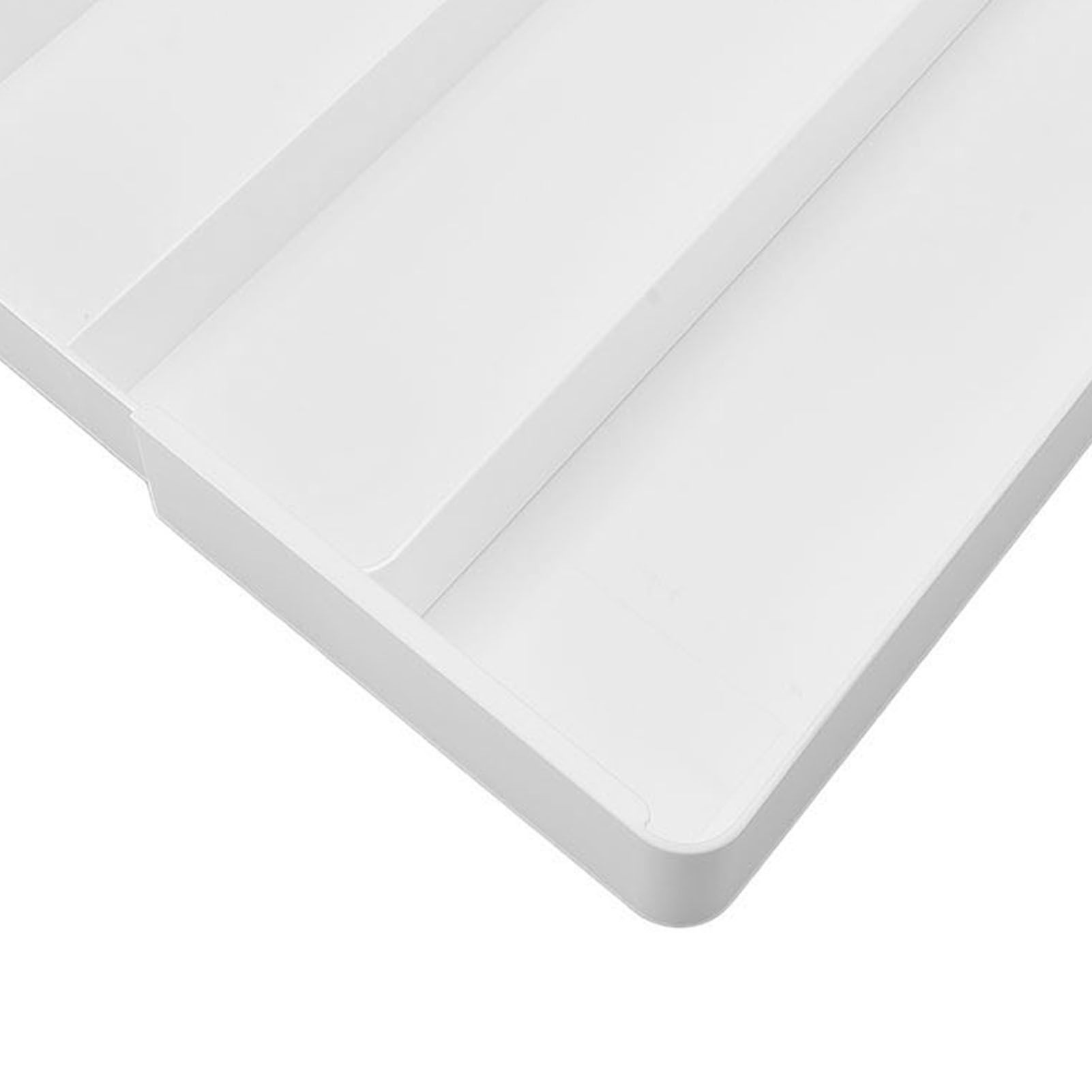 Kitchen Drawer Organizer ABS Plastic Simple Versatile Drawer Divider Tray for view 7