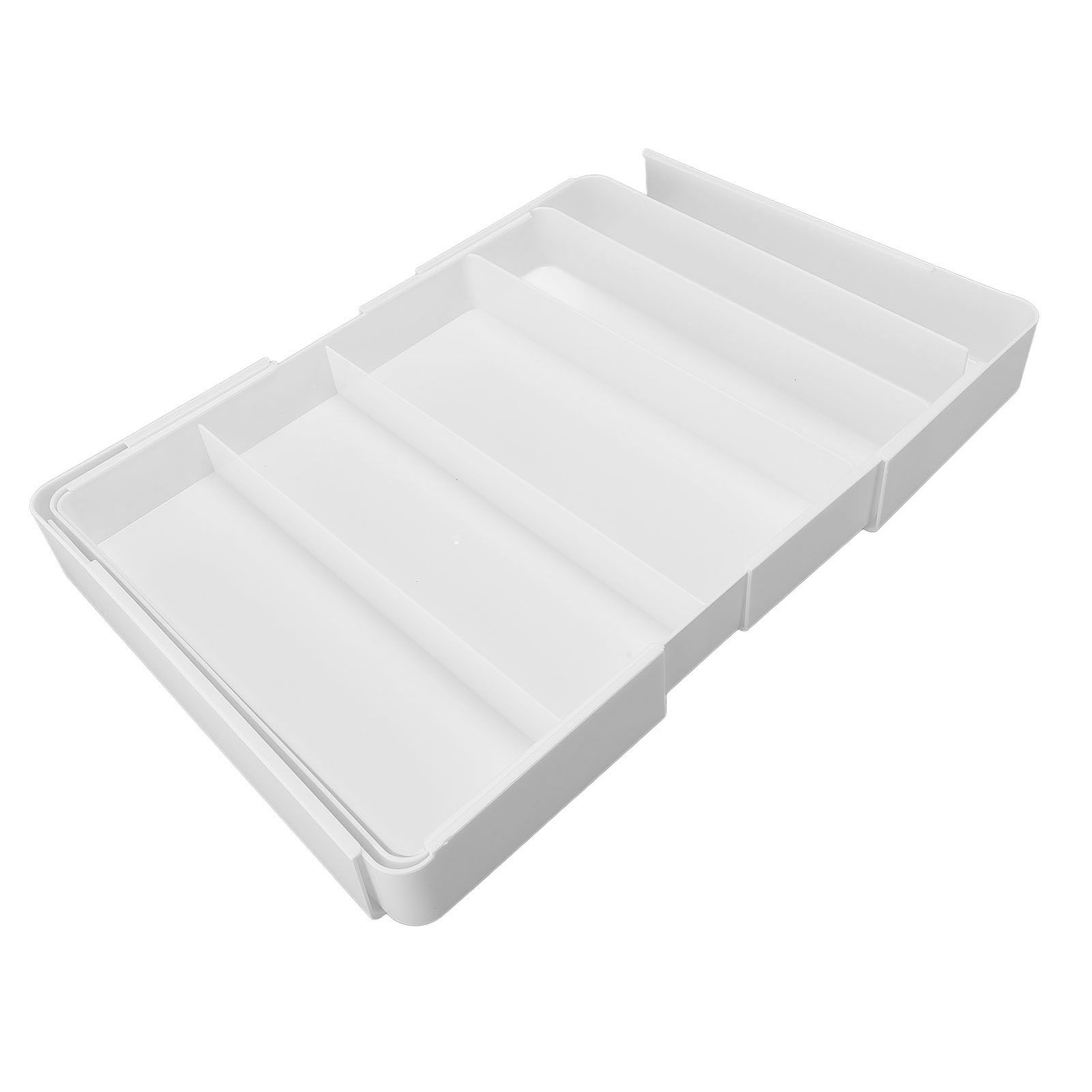 Kitchen Drawer Organizer ABS Plastic Simple Versatile Drawer Divider Tray for view 8