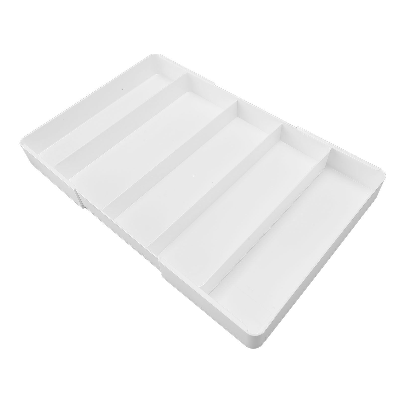 Kitchen Drawer Organizer ABS Plastic Simple Versatile Drawer Divider Tray for view 11