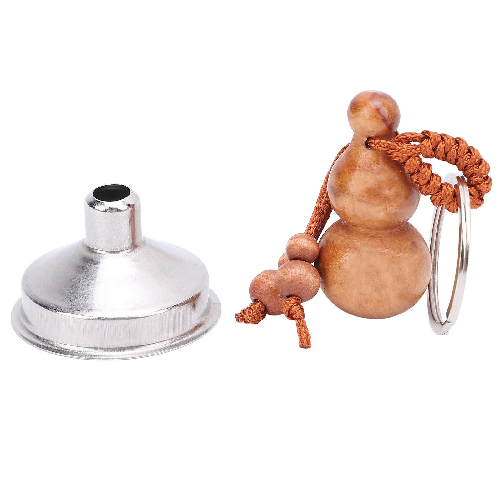 250ML Water Bottle Thickened Wall Gourd Shaped Drinking Kettle with Belt view 5
