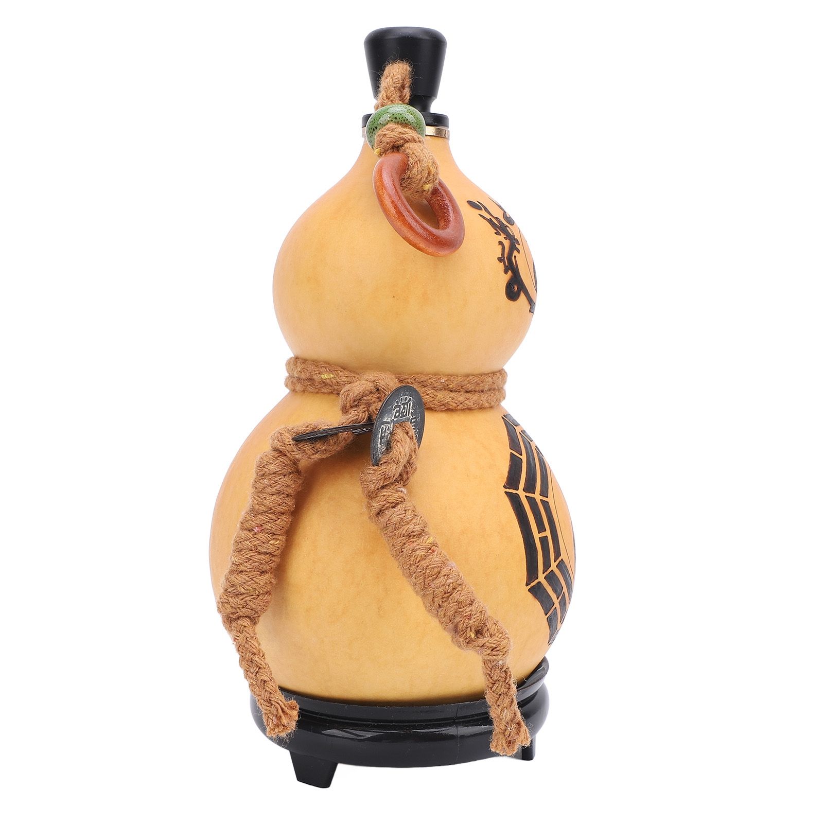 250ML Water Bottle Thickened Wall Gourd Shaped Drinking Kettle with Belt view 6
