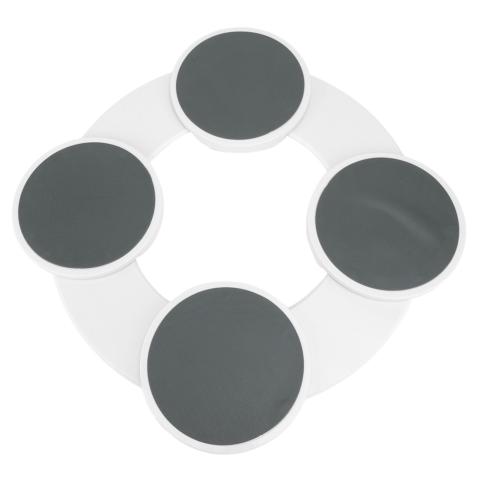 Dining Table Turntable Reusable Tabletop Slide Rail Manual Rotating Tray Round view 4