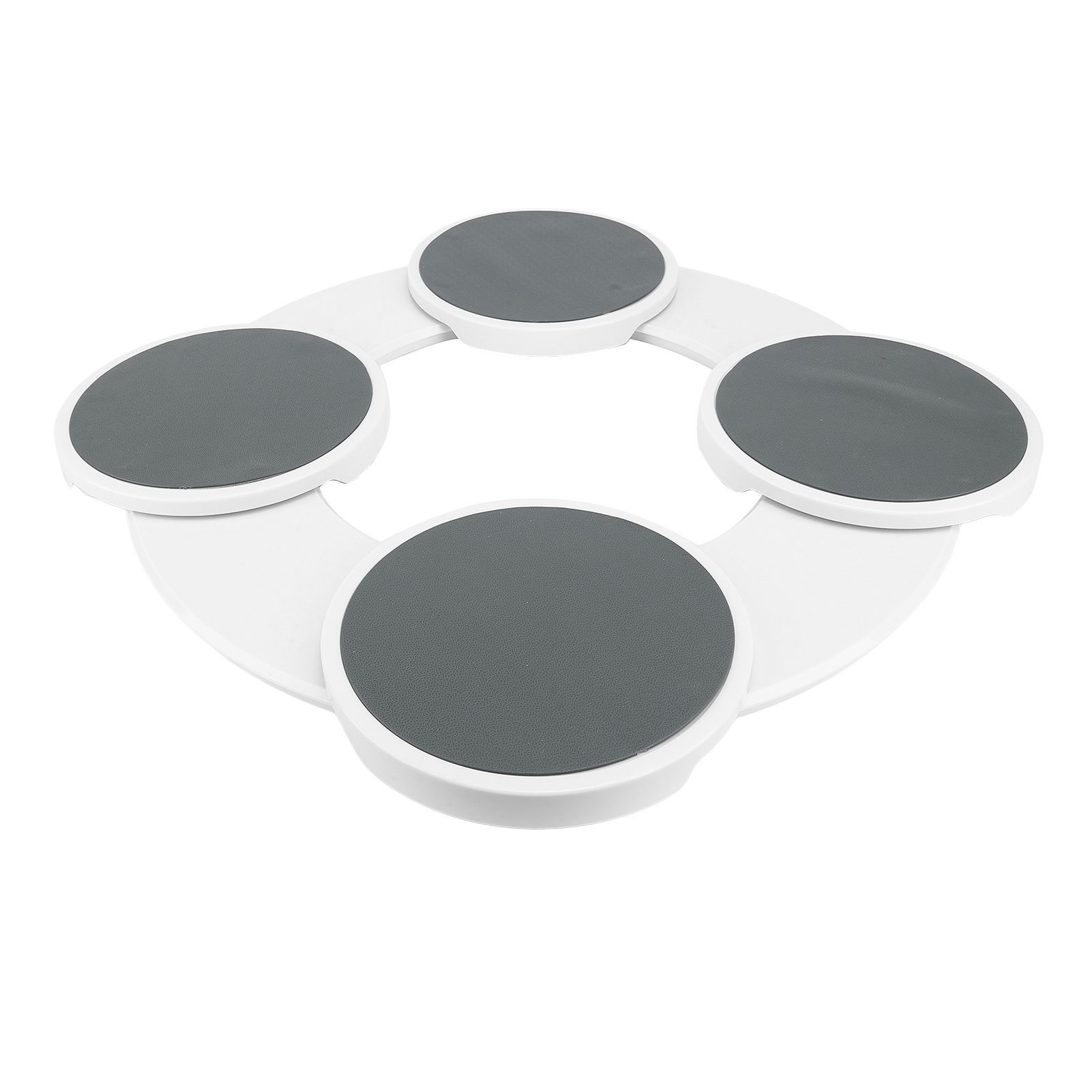Dining Table Turntable Reusable Tabletop Slide Rail Manual Rotating Tray Round view 6