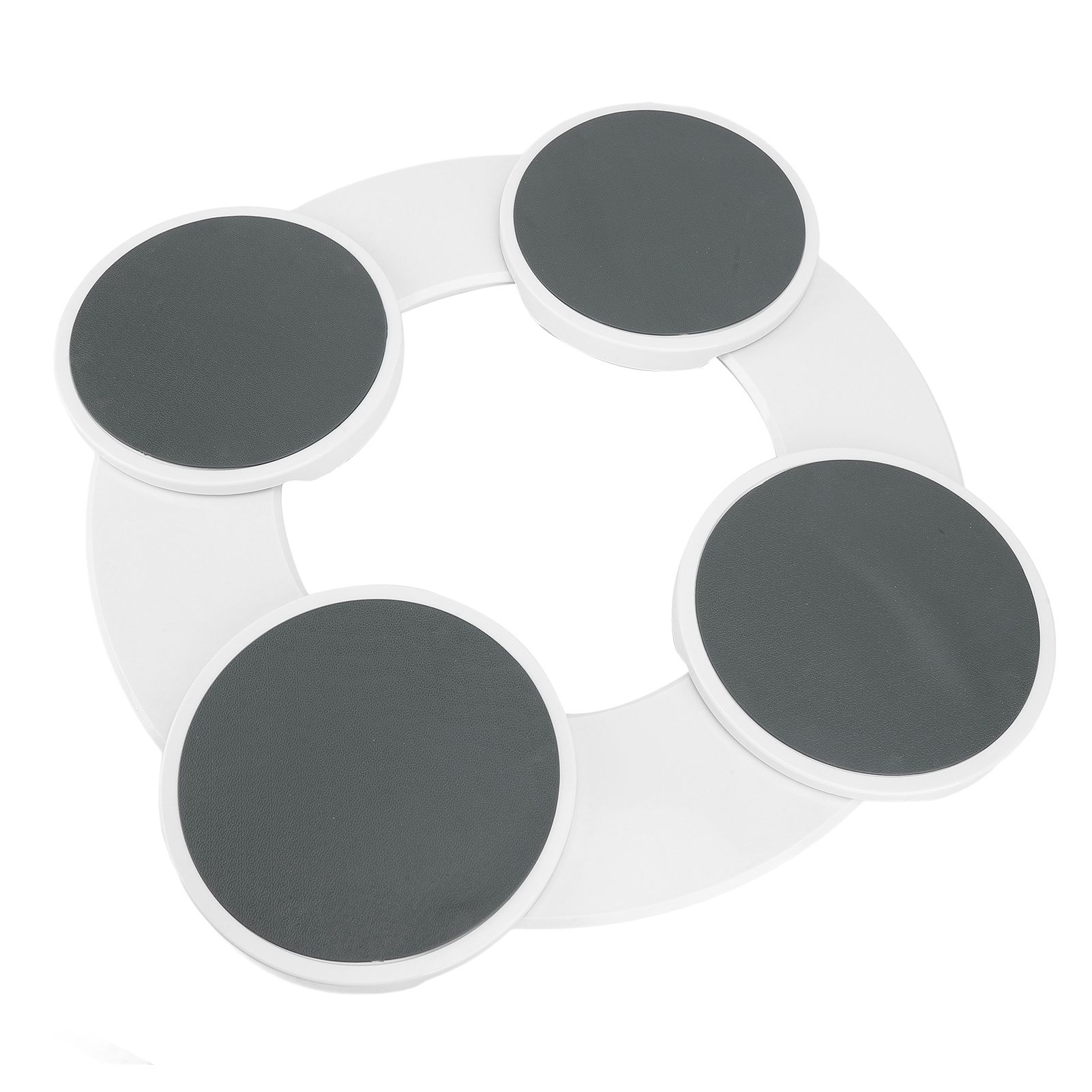 Dining Table Turntable Reusable Tabletop Slide Rail Manual Rotating Tray Round view 8