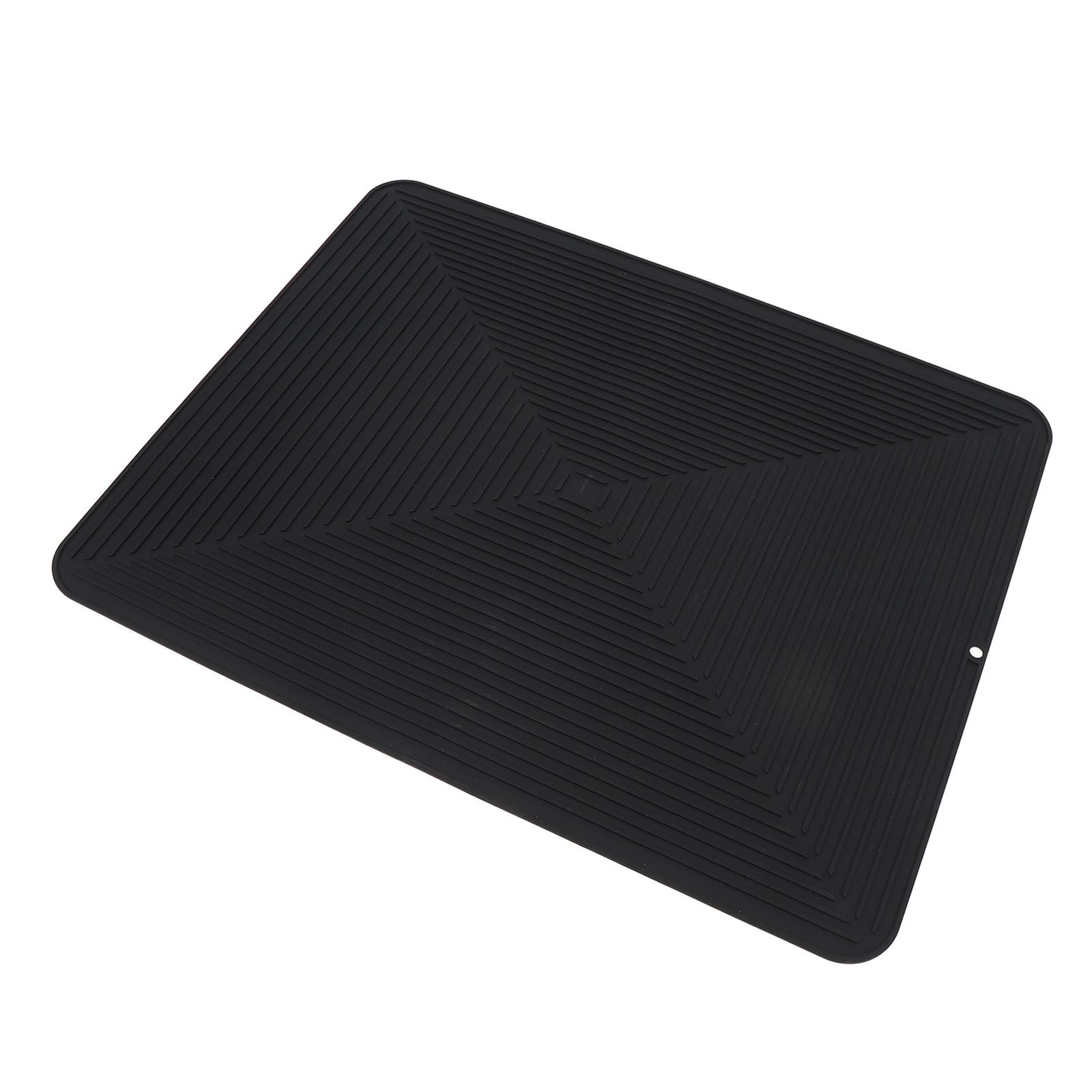 Silicone Dish Drying Mat Countertop Protector Heat Insulation Non Slip Drain view 10
