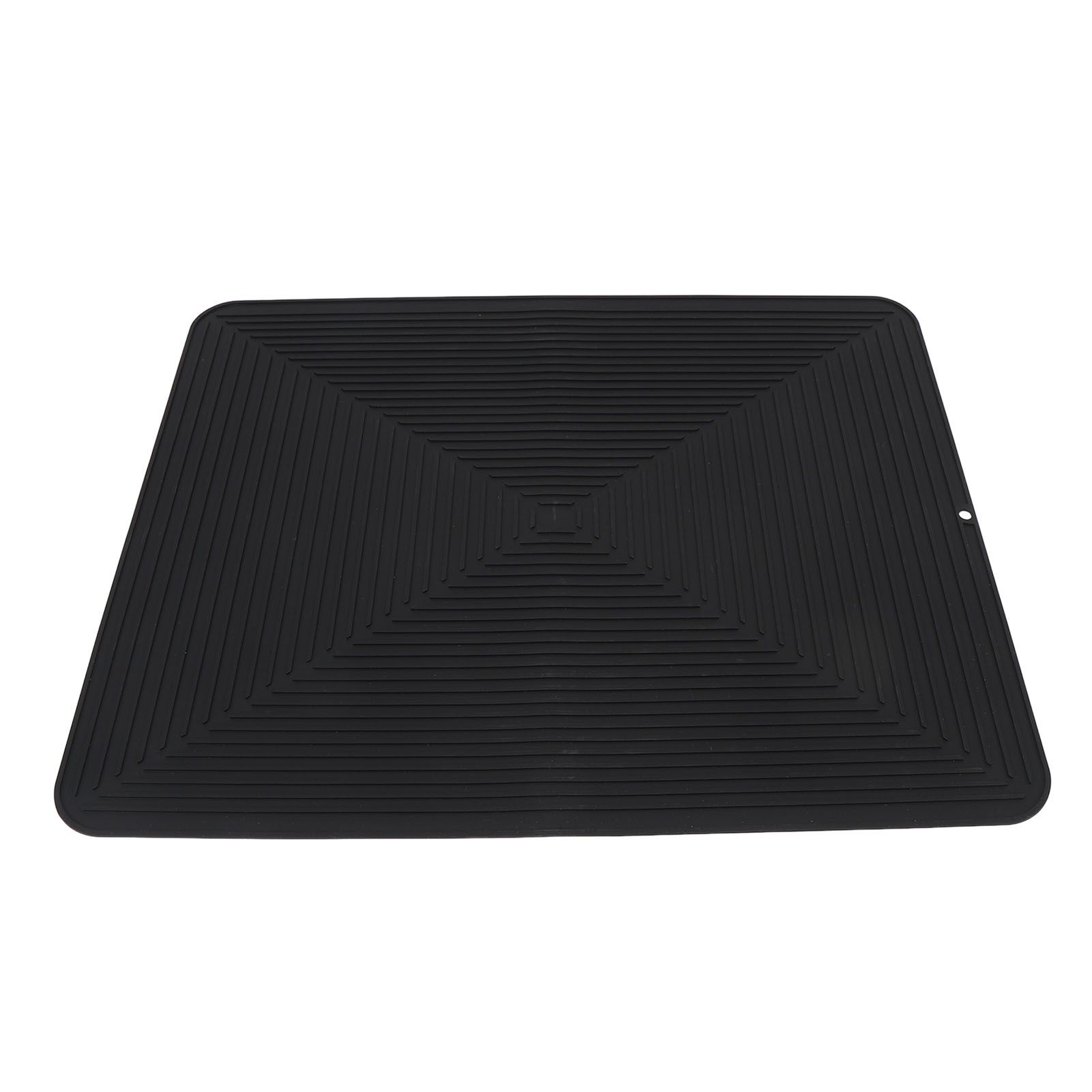 Silicone Dish Drying Mat Countertop Protector Heat Insulation Non Slip Drain view 11