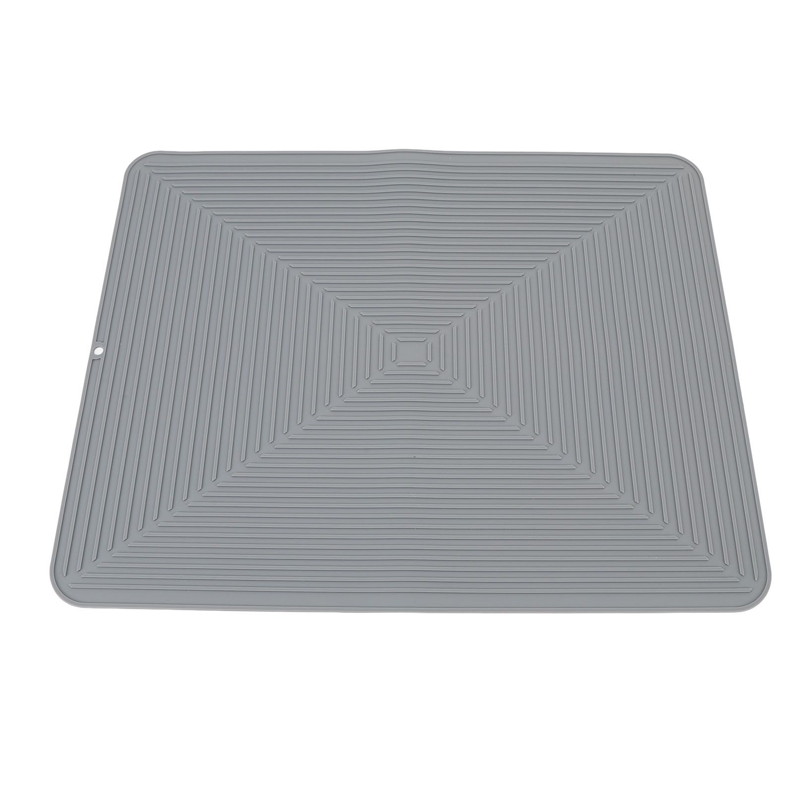 Silicone Dish Drying Mat Countertop Protector Heat Insulation Non Slip Drain view 11