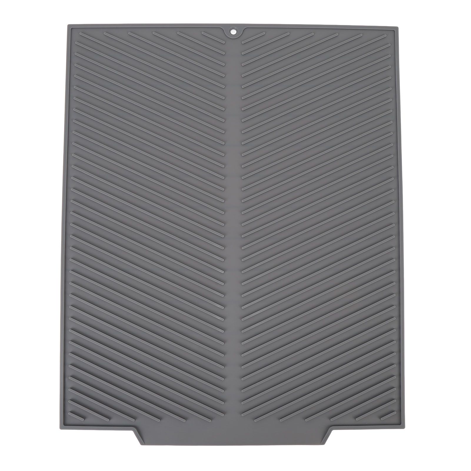 Silicone Dish Drying Mat 485x405mm Heat Resistant Non Slip Kitchen Counter view 3