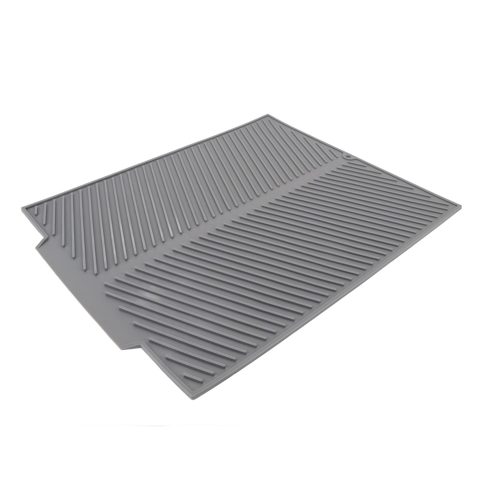 Silicone Dish Drying Mat 485x405mm Heat Resistant Non Slip Kitchen Counter view 4