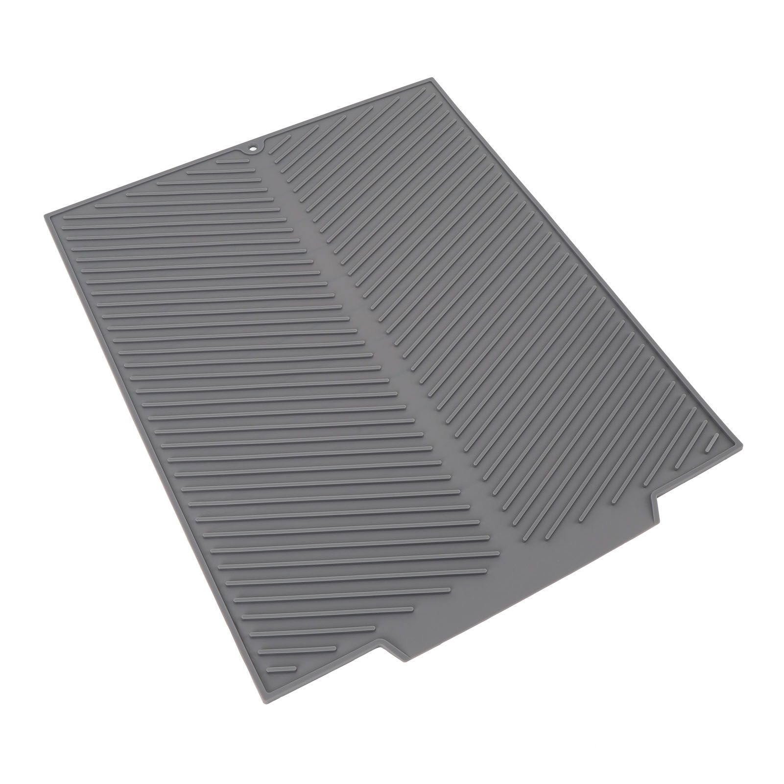 Silicone Dish Drying Mat 485x405mm Heat Resistant Non Slip Kitchen Counter view 8