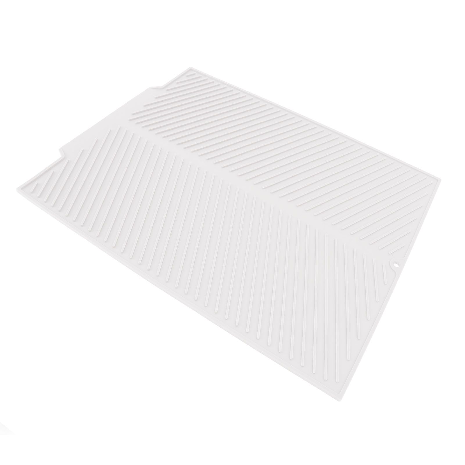 Silicone Dish Drying Mat 485x405mm Heat Resistant Non Slip Kitchen Counter — image 1